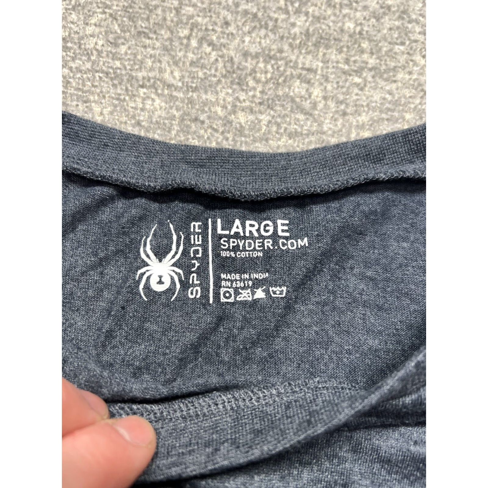 Spyder Spyder Shirt Mens Large Short Sleeve Activewear Gym Yoga Blue Size US L / EU 52-54 / 3 - 4 Thumbnail