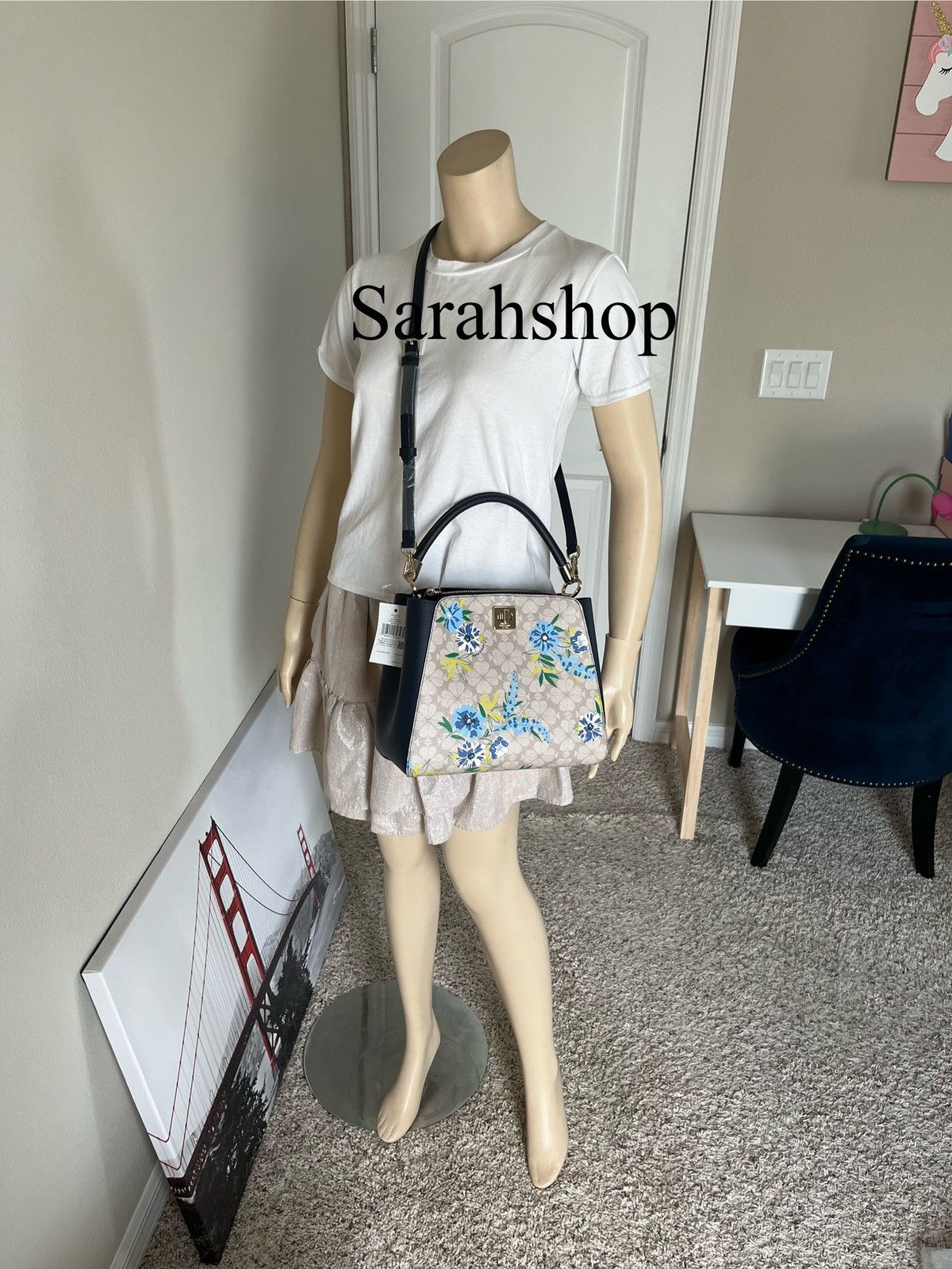 Kate Spade Kate Spade Spade Flower Floral Medium Top Handle Satchel Size ONE SIZE - 9 Thumbnail