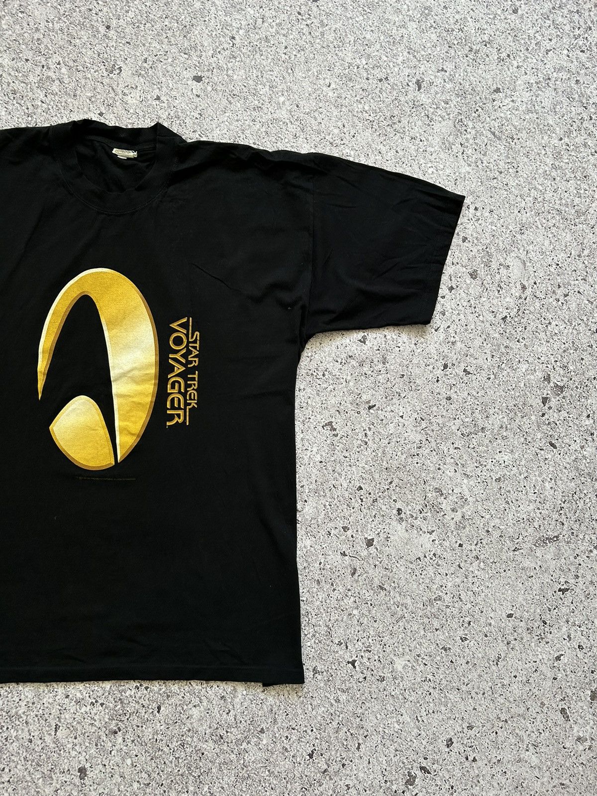Star Wars × Vintage Vintage 1998 Star Trek Voyager Movie Retro T-Shirt Y2K Hype Size US XL / EU 56 / 4 - 4 Thumbnail