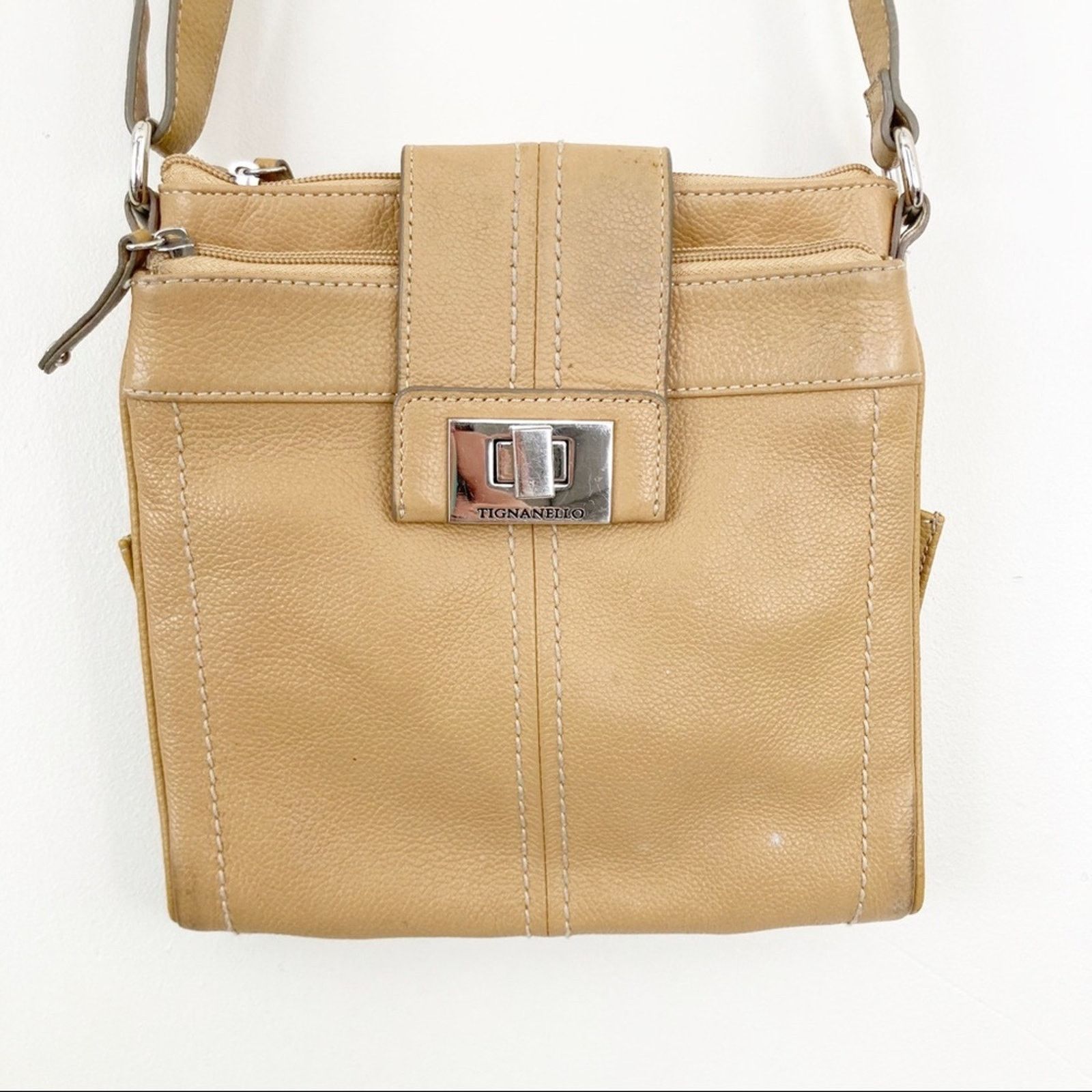 Other Tignanello Tan Leather Crossbody Bag Size ONE SIZE - 2 Thumbnail