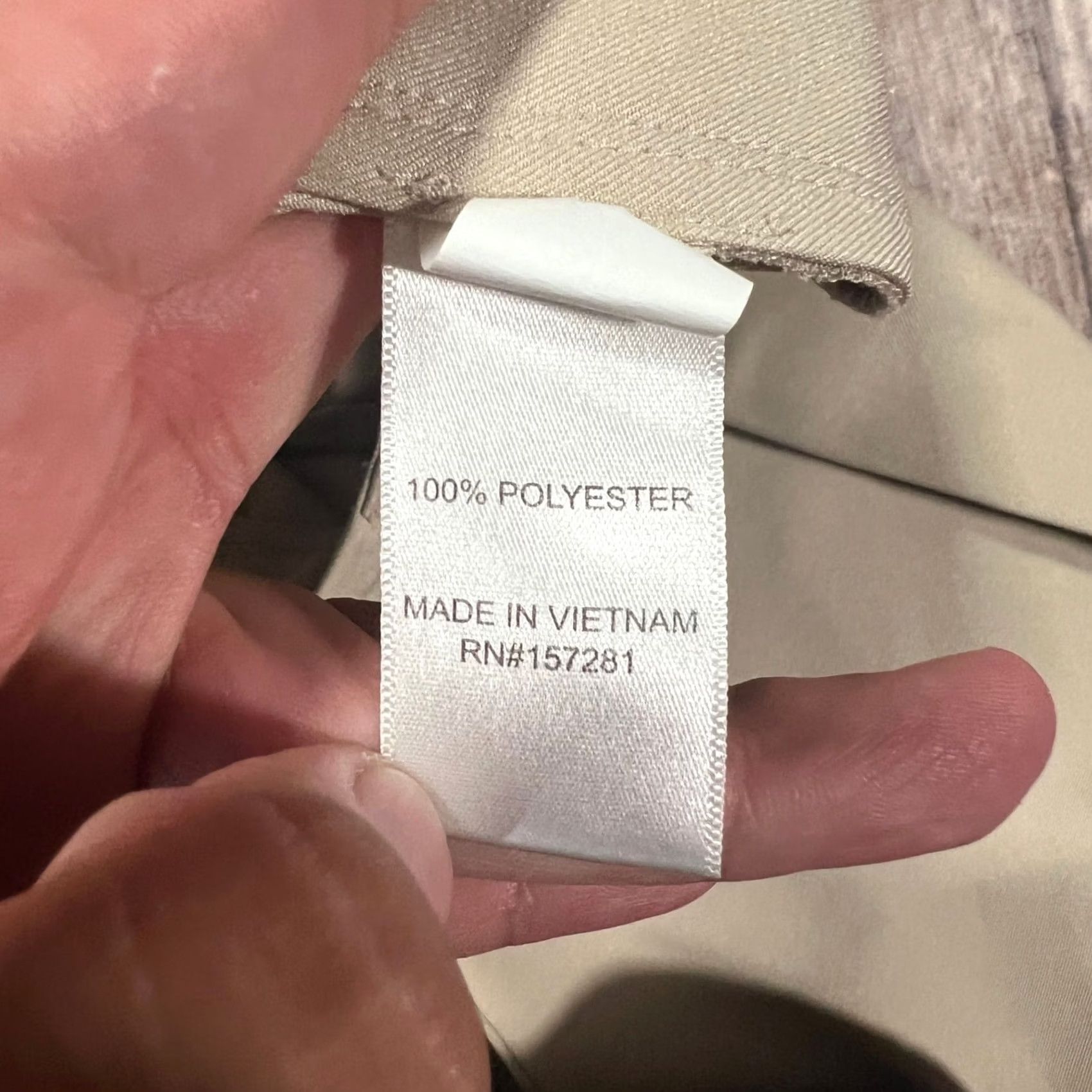 Mizzen+Main Mizzen & Main Baron Pants Mens 36x28 Beige Trim Fit Stretch Performance Chino Size US 36 / EU 52 - 6 Thumbnail