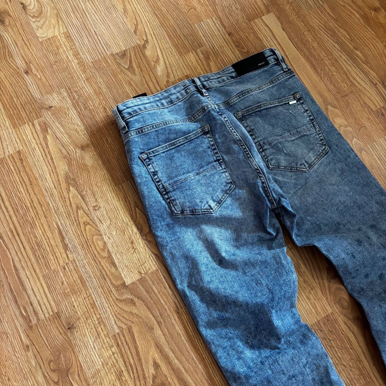 Amiri Amiri Men's Skinny Distressed Jeans Size 33 Size US 33 - 2 Thumbnail
