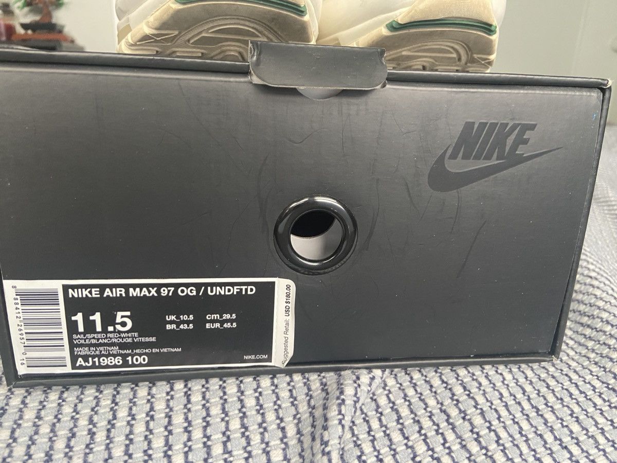 Nike × Undefeated Air Max 97 UNDFTD Size US 11.5 / EU 44-45 - 8 Thumbnail