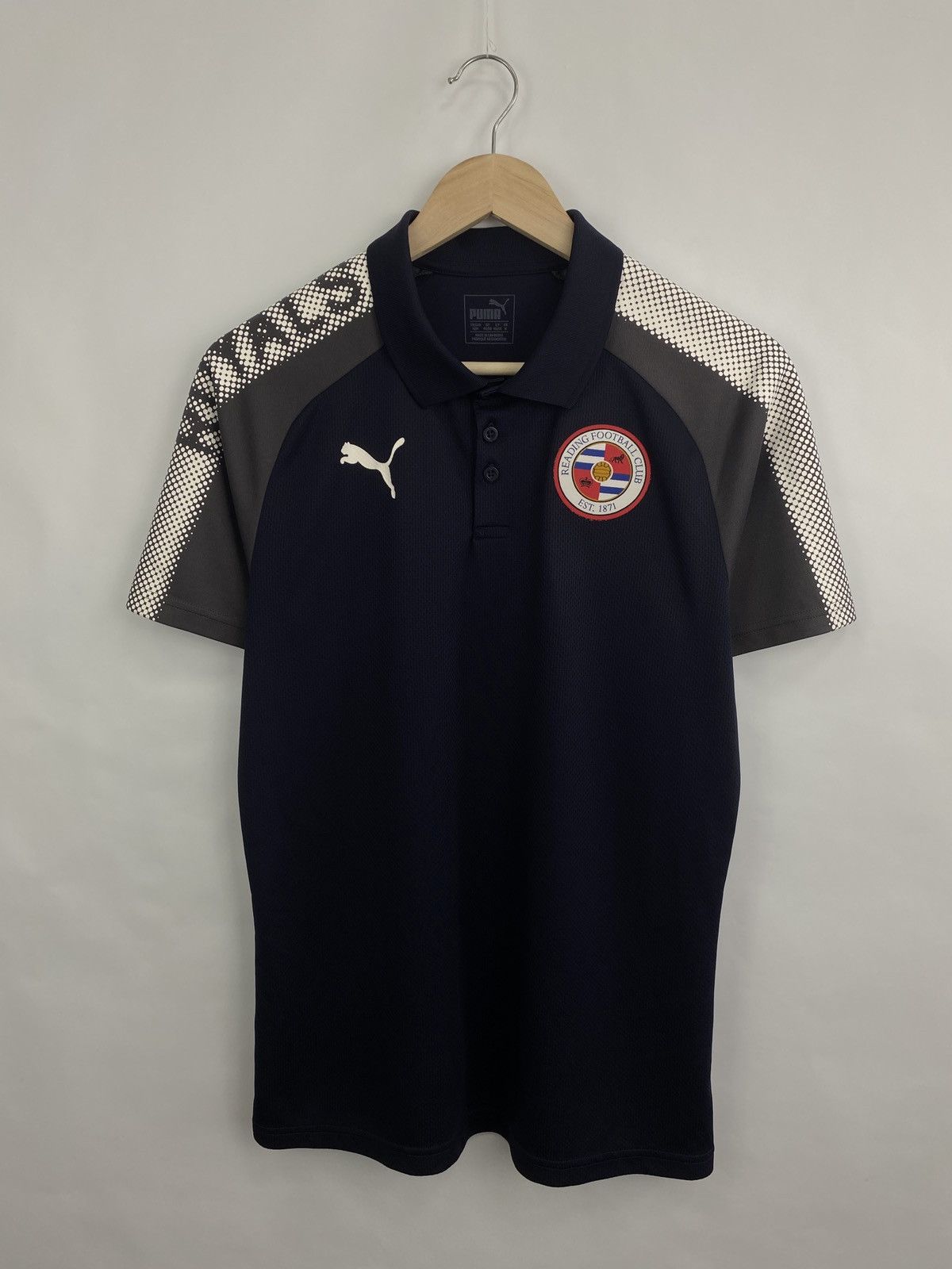 Puma Vintage Y2K Puma Reading Football Club Soccer Polo T-Shirt Size US M / EU 48-50 / 2 - 3 Thumbnail