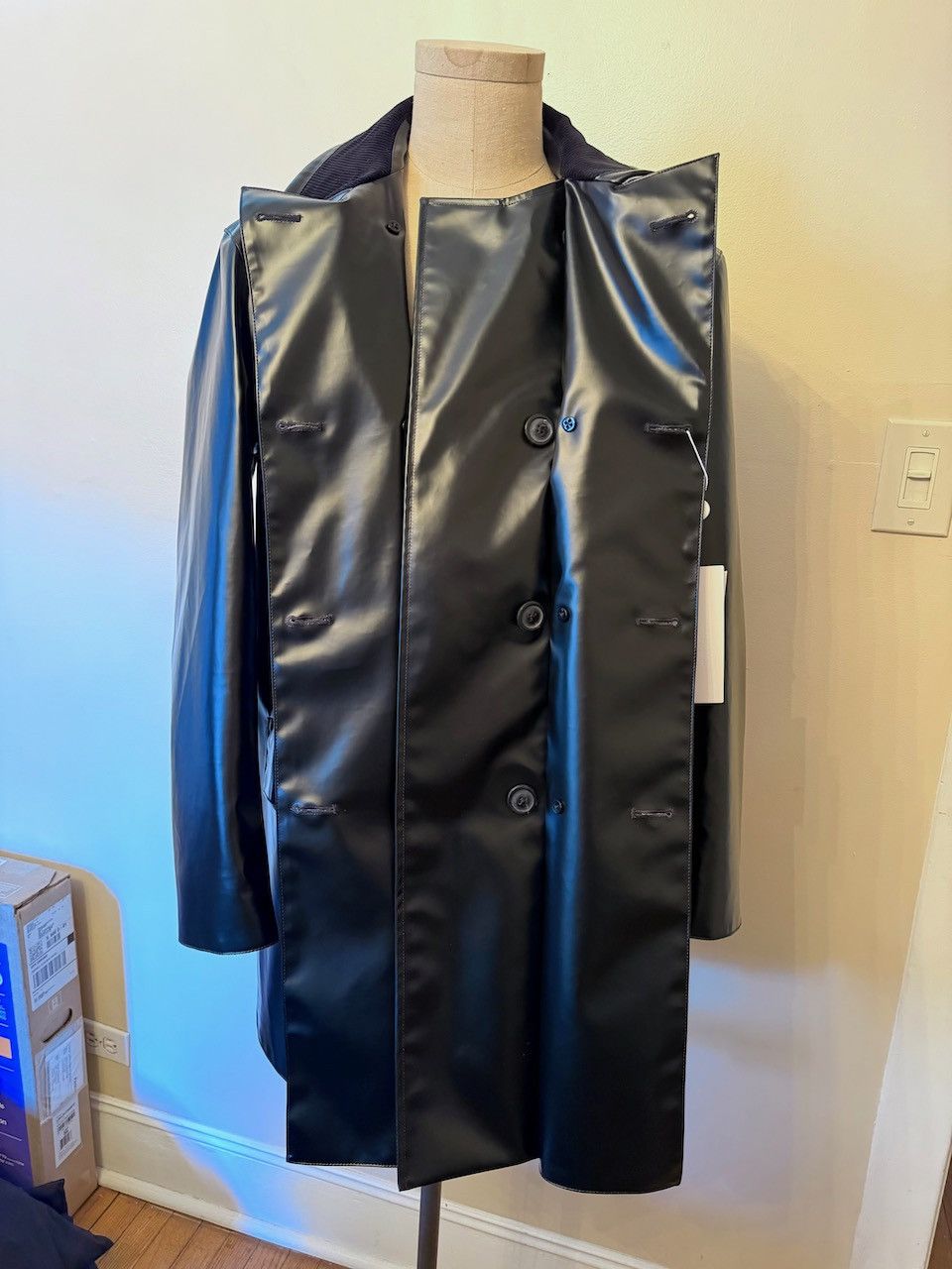 Maison Margiela NWT $2,345 Maison Margiela Men's Size 48 Poly-Coated Jacket Size US M / EU 48-50 / 2 - 2 Thumbnail