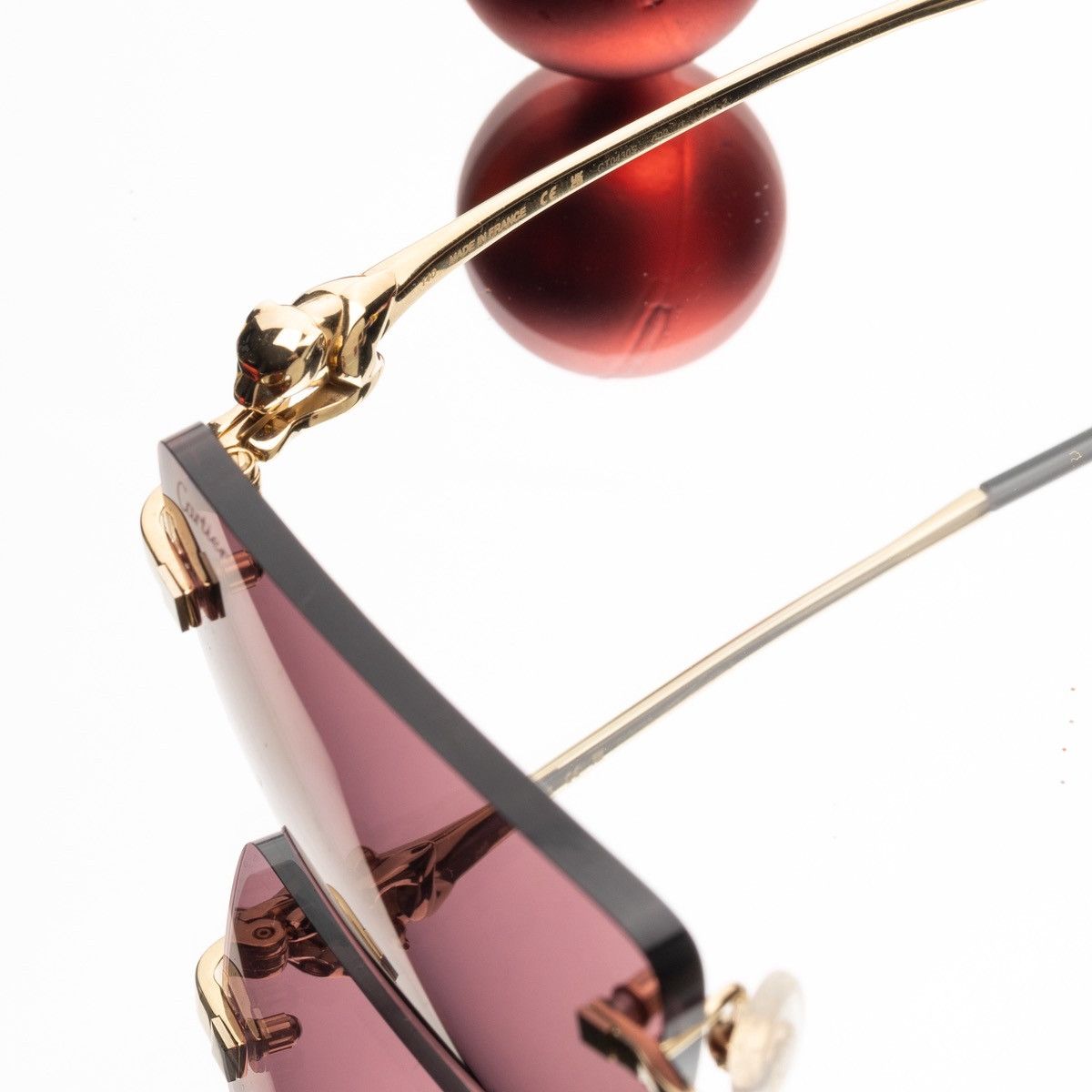 Cartier CARTIER CT0430S 009 SUNGLASSES Size ONE SIZE - 4 Thumbnail