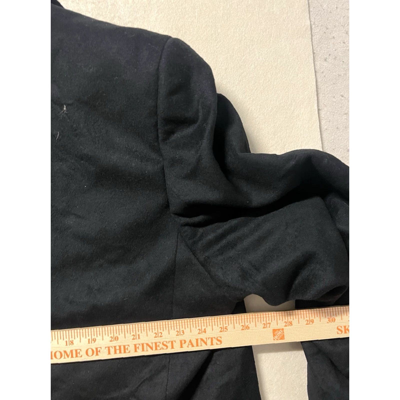 Vintage Lanificio Fedora Coat Black 48T 100% Cashmere Overcoat Big & Tall Mens Long Buttoned 4 Seasons Fall Winter Spring Summer Made in Mexico Size US M / EU 48-50 / 2 - 3 Thumbnail