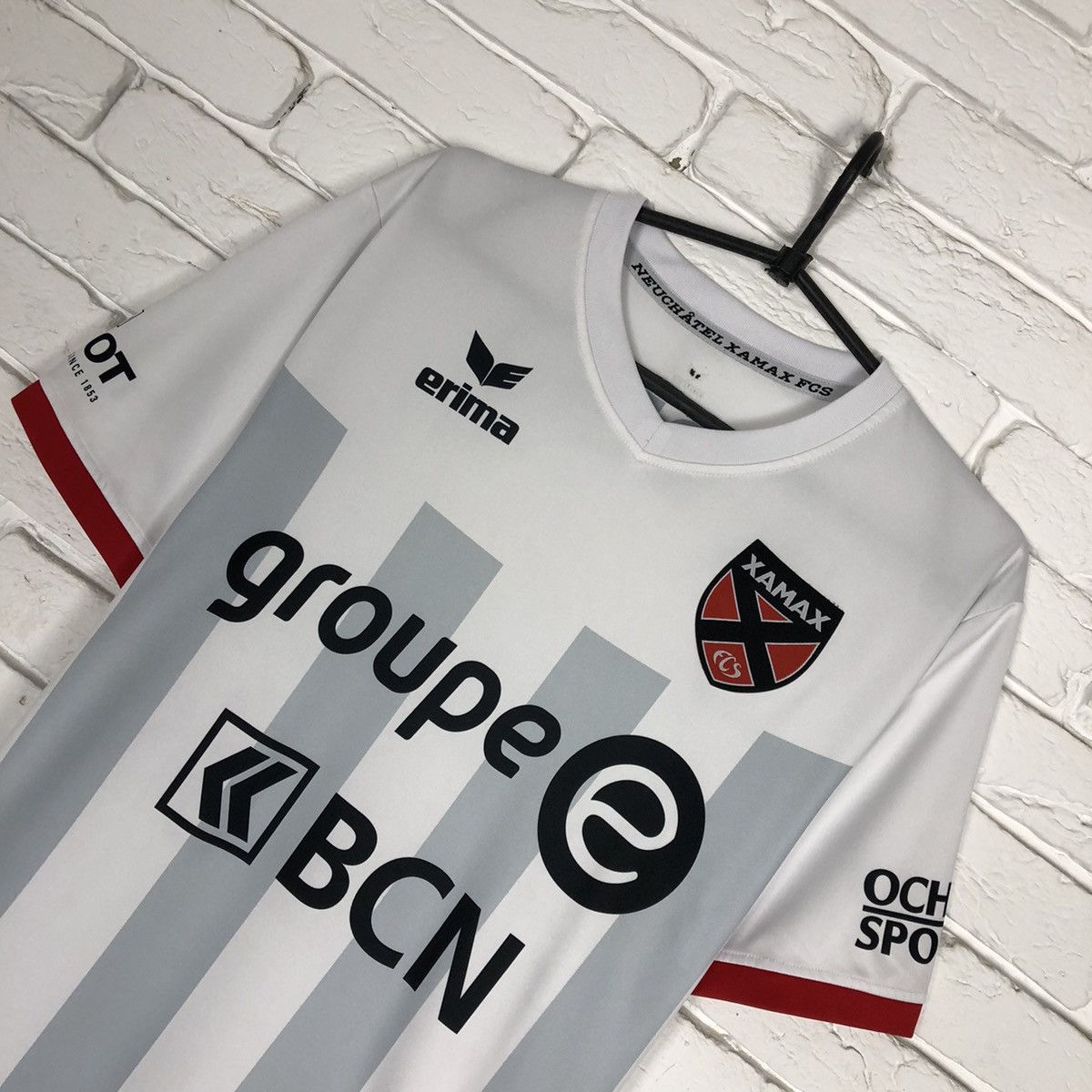 Erima Neuchatel Xamax 2019 2020 away soccer jersey Size US M / EU 48-50 / 2 - 2 Thumbnail