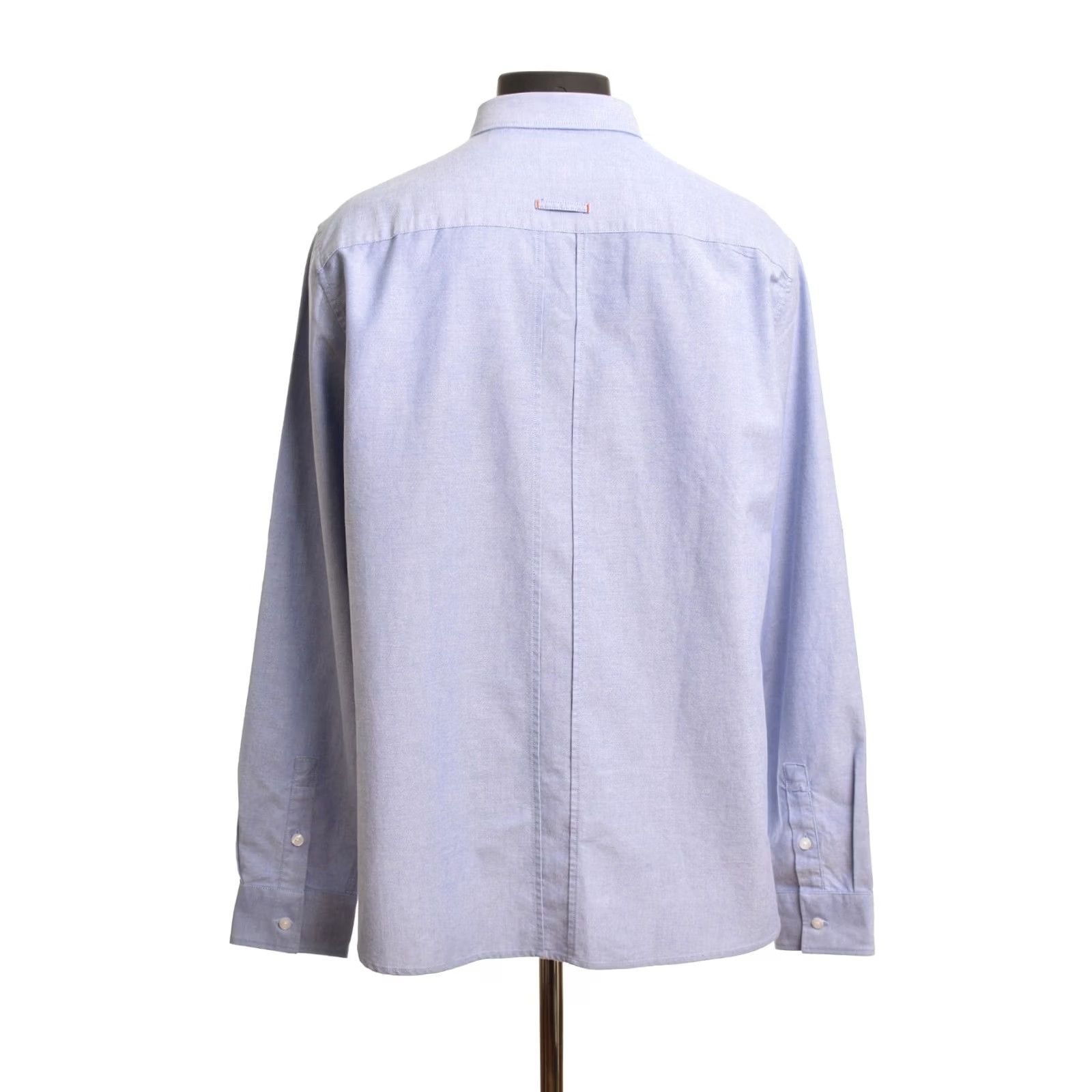 Vintage Land Rover Mens Oxford Button-Up Shirt XL Blue Oxford Shirt Mens XL Long Sleeve Button-Up Brown? Size US XL / EU 56 / 4 - 6 Thumbnail