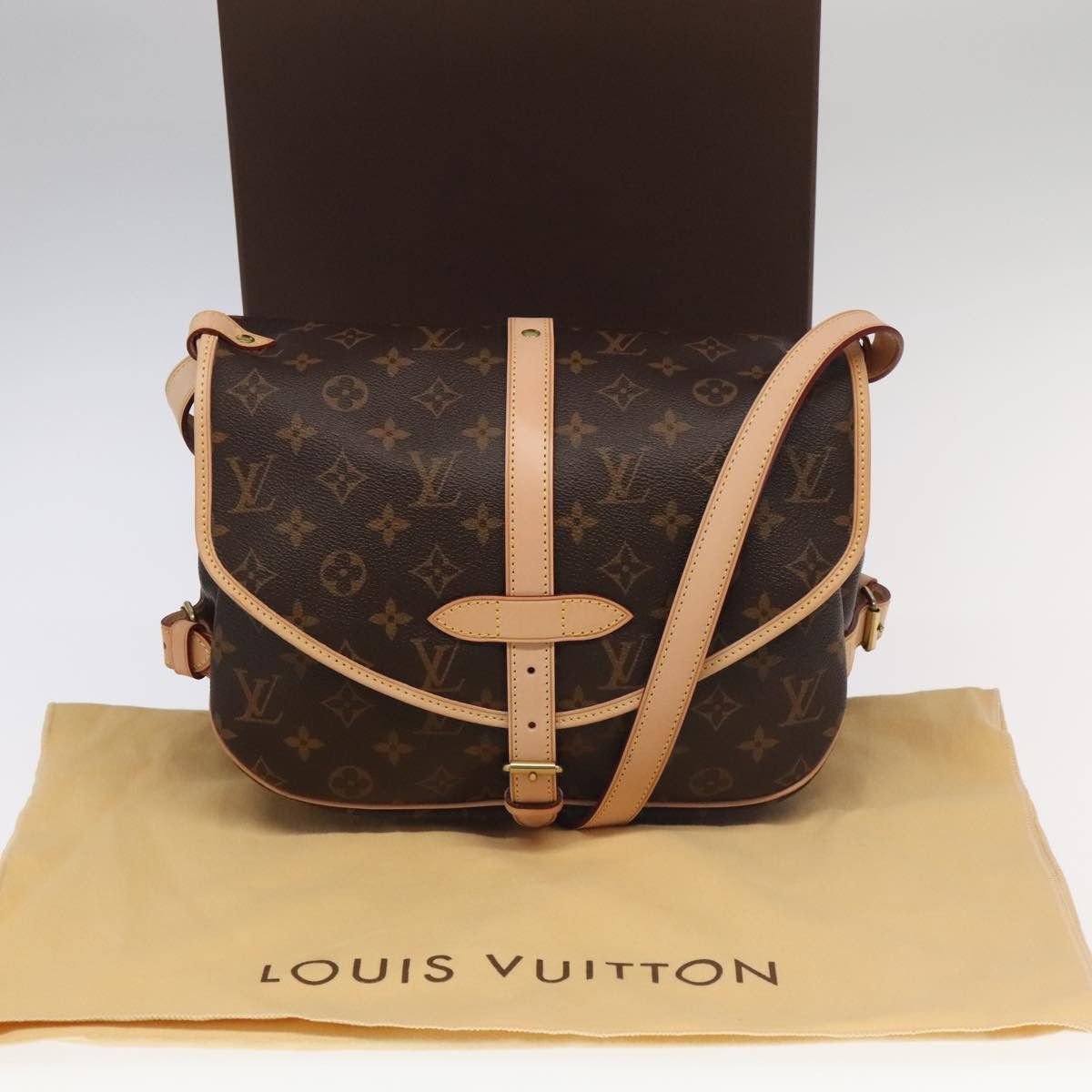 Louis Vuitton LOUIS VUITTON Monogram Saumur 30 Shoulder Bag M42256 Size ONE SIZE - 12 Thumbnail