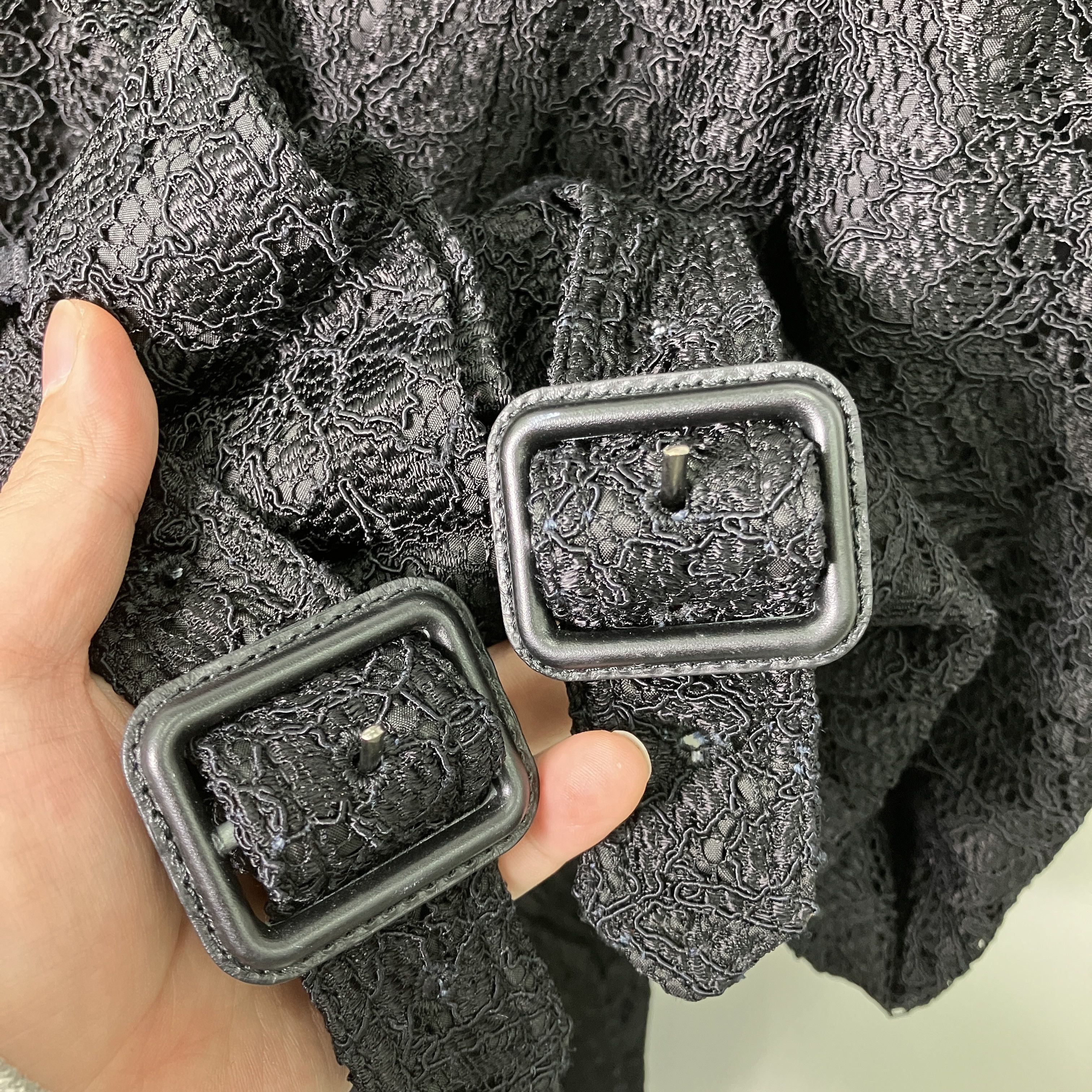 Burberry full lace double trench coat