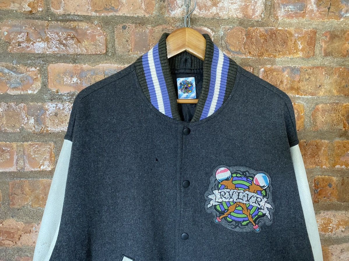 PHENOMENON AW02 REVOLVER murakami floral varsity leather jacket Size US M / EU 48-50 / 2 - 10 Thumbnail