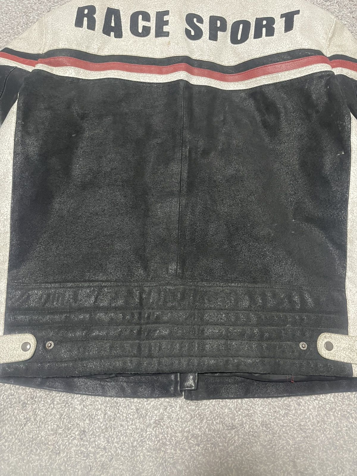 Japanese Brand Vintage Racing Moto Leather Jacket Bike Team size XL Size US XL / EU 56 / 4 - 6 Thumbnail