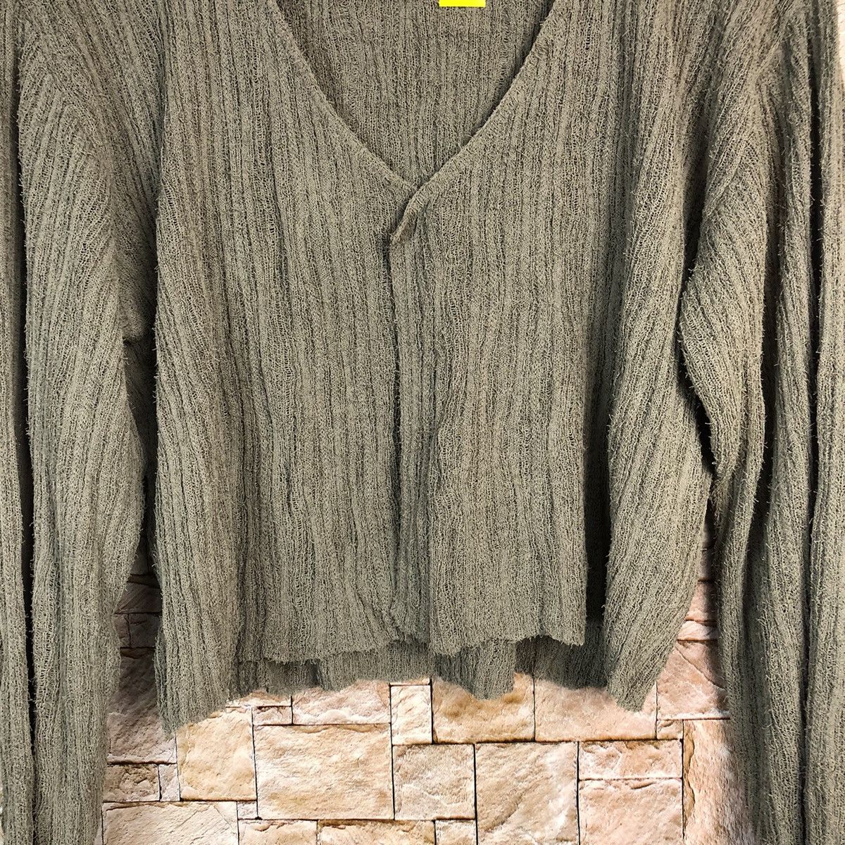 Homespun Knitwear × Japanese Brand Japanese Brand Grey Cardigan Knitwear #A783 Size M / US 6-8 / IT 42-44 - 5 Thumbnail