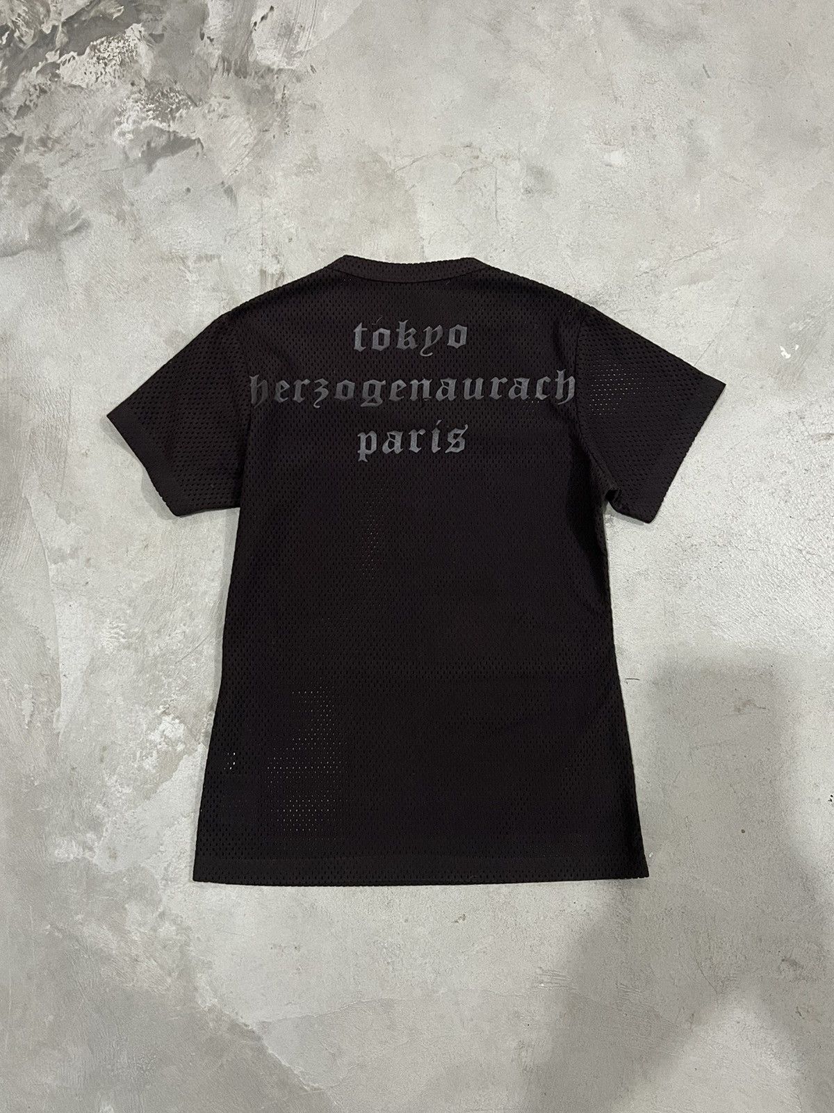Adidas × Japanese Brand × Yohji Yamamoto Y-3 Yohji Yamamoto Mesh Jersey T-Shirt Size XS / US 0-2 / IT 36-38 - 3 Thumbnail