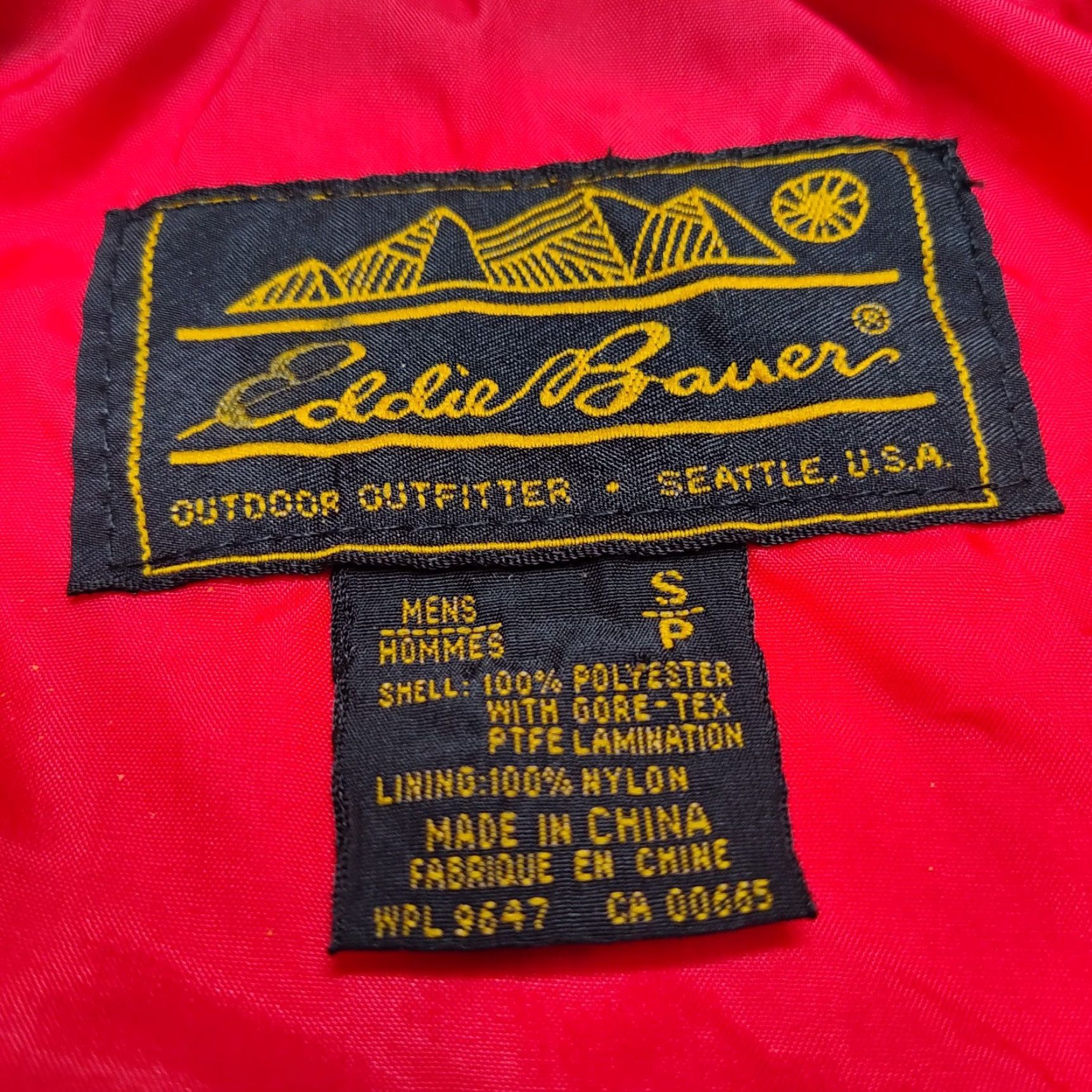 Eddie Bauer VINTAGE Eddie Bauer Gore-Tex Jacket Men Small 1/4 Zip Red Lined Pullover Windbreaker Jacket Mens Size US S / EU 44-46 / 1 - 4 Thumbnail