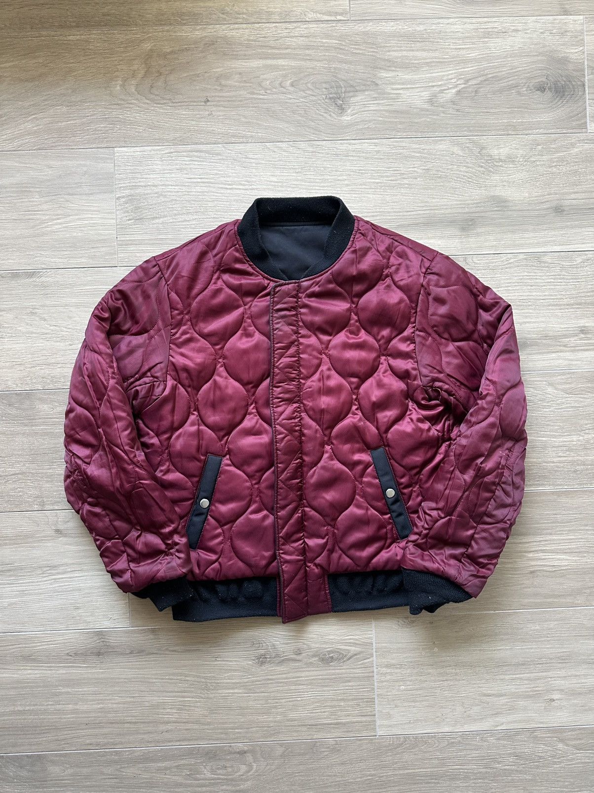The Kooples The Kooples Black Reversible Bomber Size US M / EU 48-50 / 2 - 4 Thumbnail
