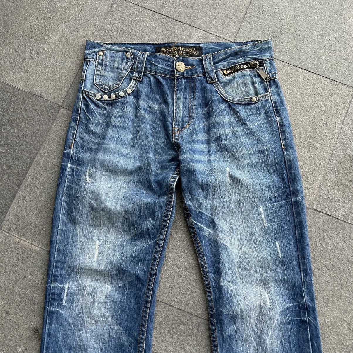 Japanese Brand Vintage y2k Redpepper Jeans Skull Size US 34 / EU 50 - 4 Thumbnail