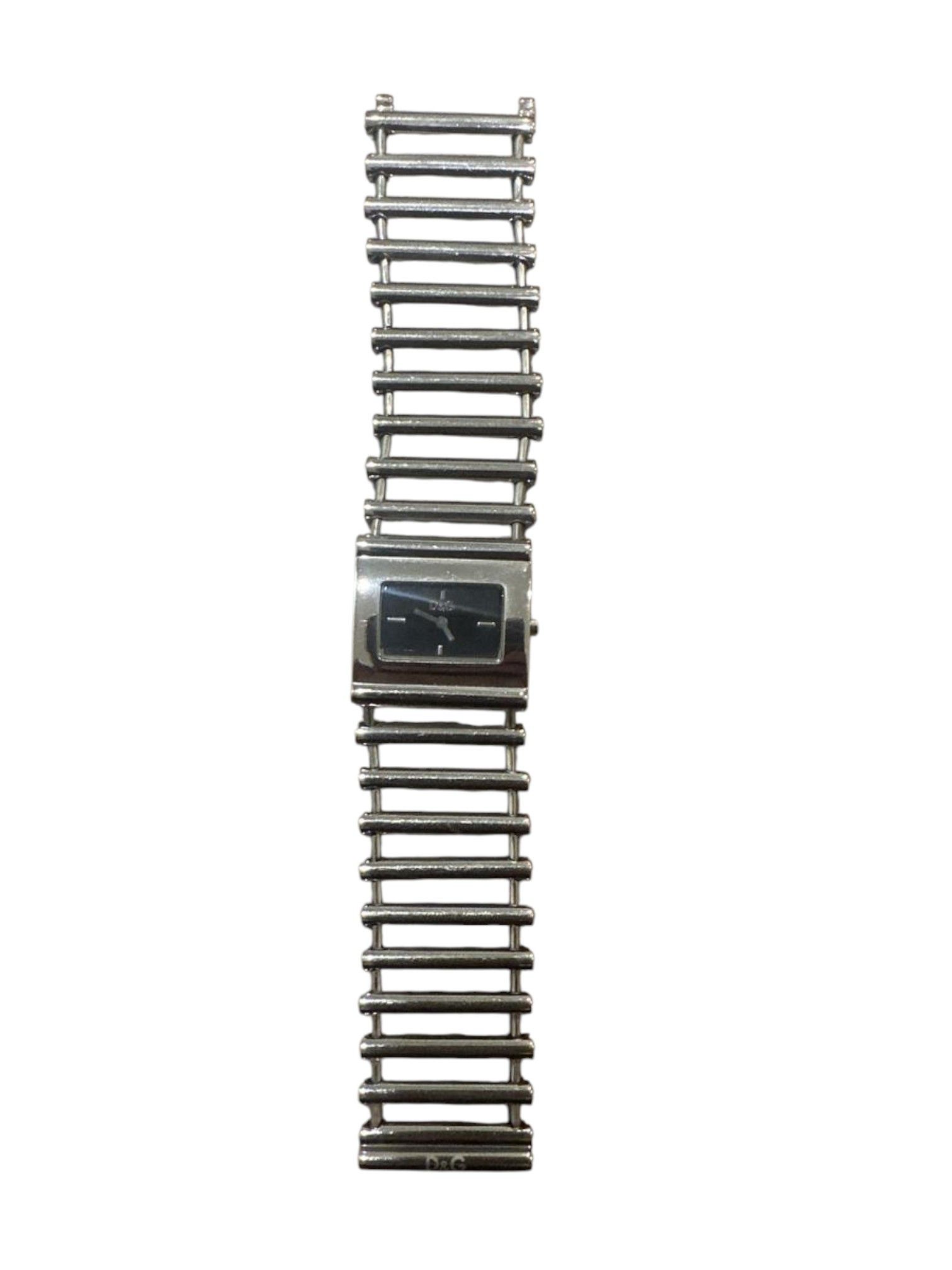 Dolce & Gabbana D&G Ladder-Link Stainless Steel Bracelet Watch, Early 2000s Size ONE SIZE - 2 Thumbnail