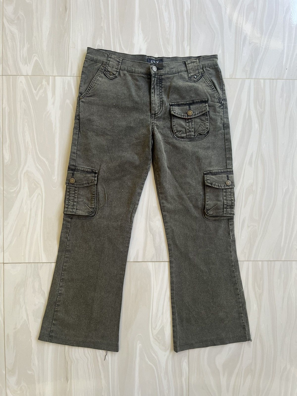 Hysteric Glamour × Japanese Brand Y2k S.X.Y. Flared denim Size US 34 / EU 50 - 1 Thumbnail