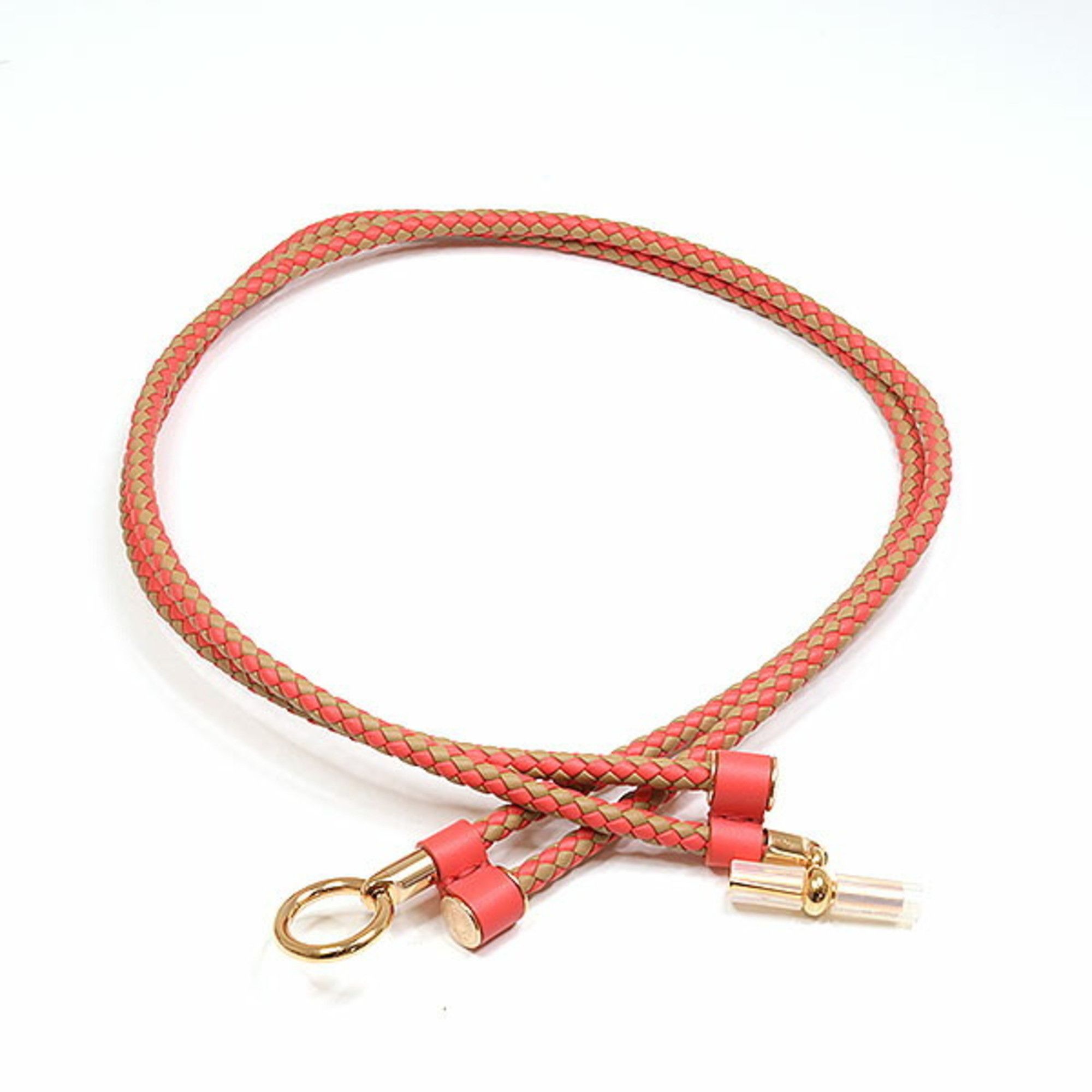 image of Hermes Belt Grennan Biscuit X Rose Jaipur Vaux Debreul Ladies, Women's