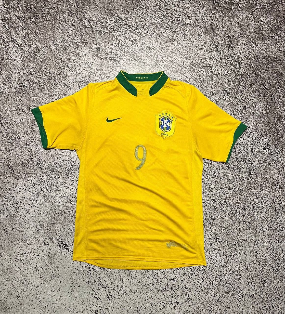 Nike × Vintage 2006 Ronaldo Brazil Match worn Shirt Jersey No. 9 Size M Size US M / EU 48-50 / 2 - 1 Thumbnail