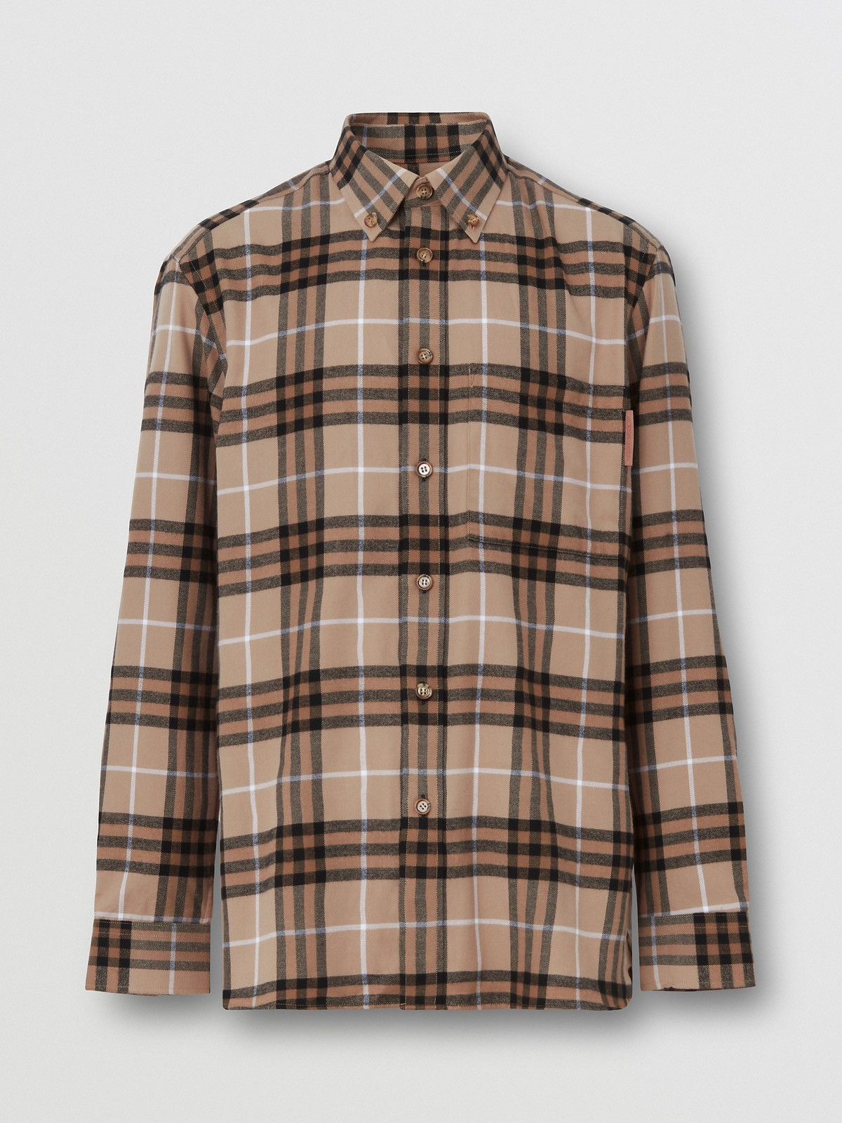 Burberry Check Cotton Flannel Shirt