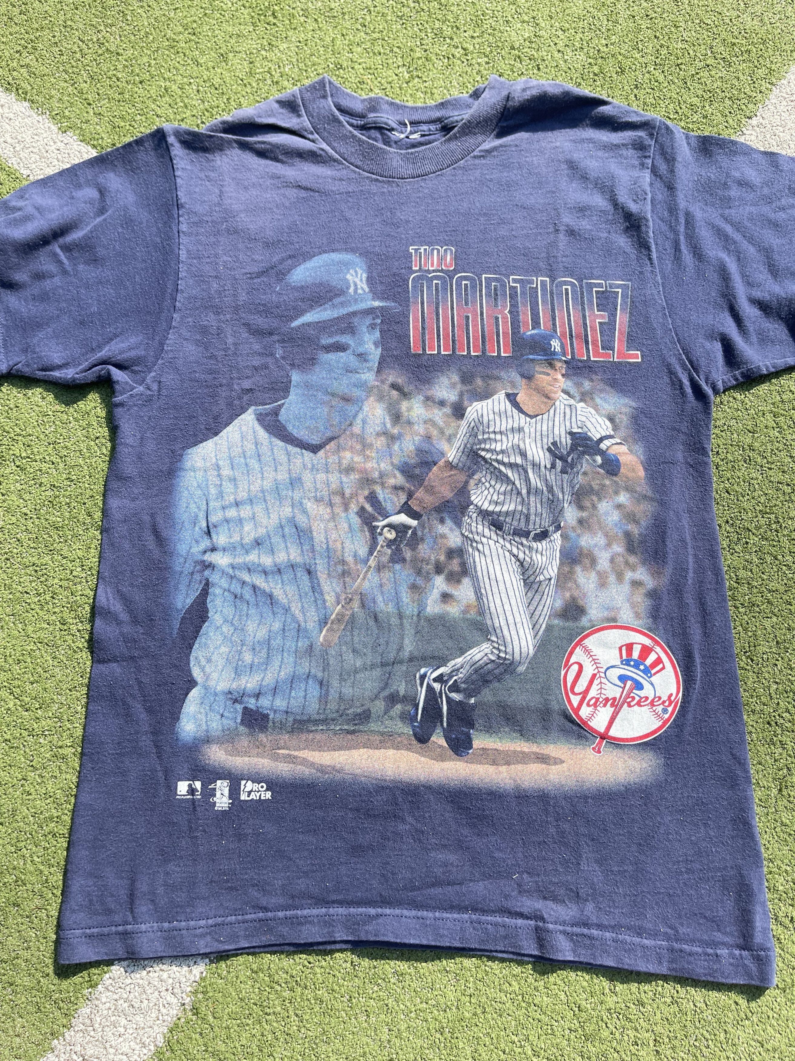 New York Yankees × Pro Player × Vintage 1997 NEW YORK YANKEES TINO MARTINEZ PRO PLAYER T-SHIRT Size US M / EU 48-50 / 2 - 3 Thumbnail
