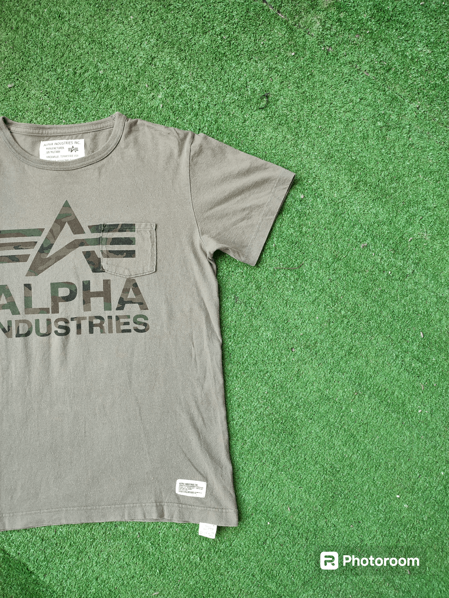 Alpha Industries 💥90s💥 Vintage Alpha Industries Big Logo Tees Size US L / EU 52-54 / 3 - 3 Thumbnail