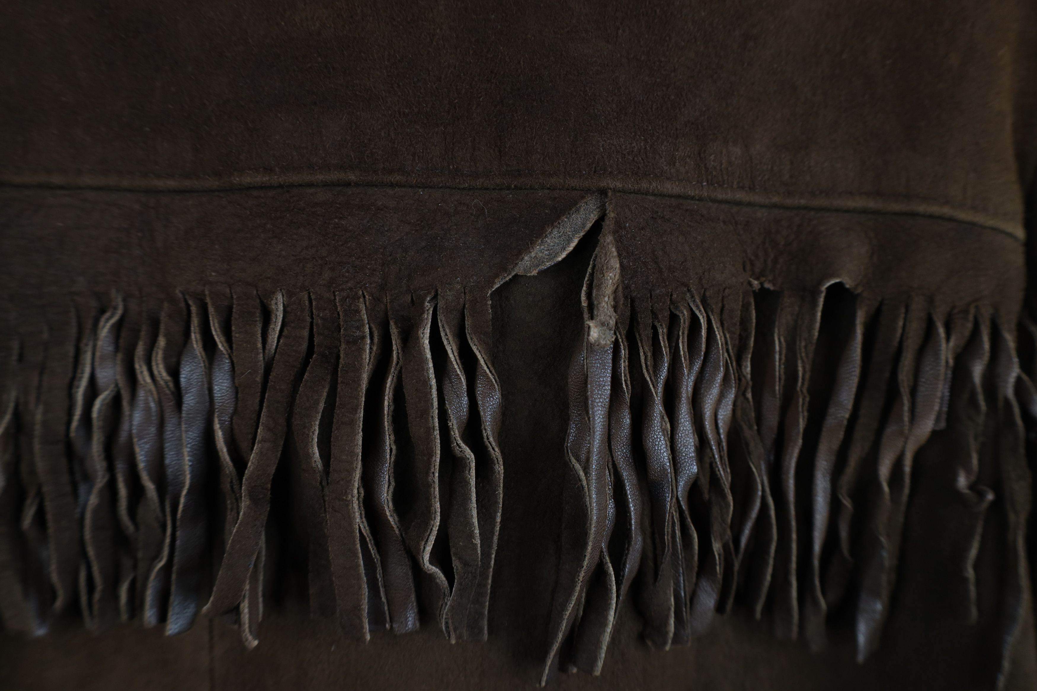 Vintage Vintage 60s 70s Boho Chic Western Suede Leather Jacket Brown Size XL / US 12-14 / IT 48-50 - 13 Thumbnail