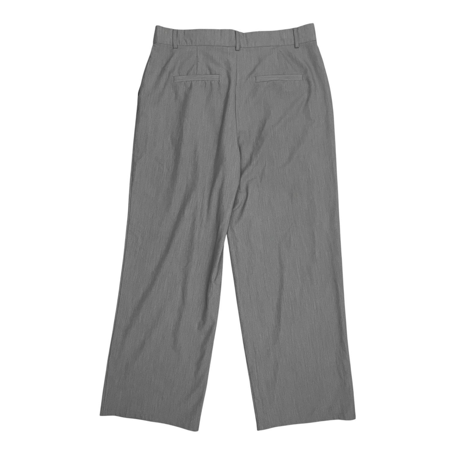 Cotton On Cotton On Grey Wide Leg High Rise Trousers Size 32" / US 10 / IT 46 - 4 Thumbnail