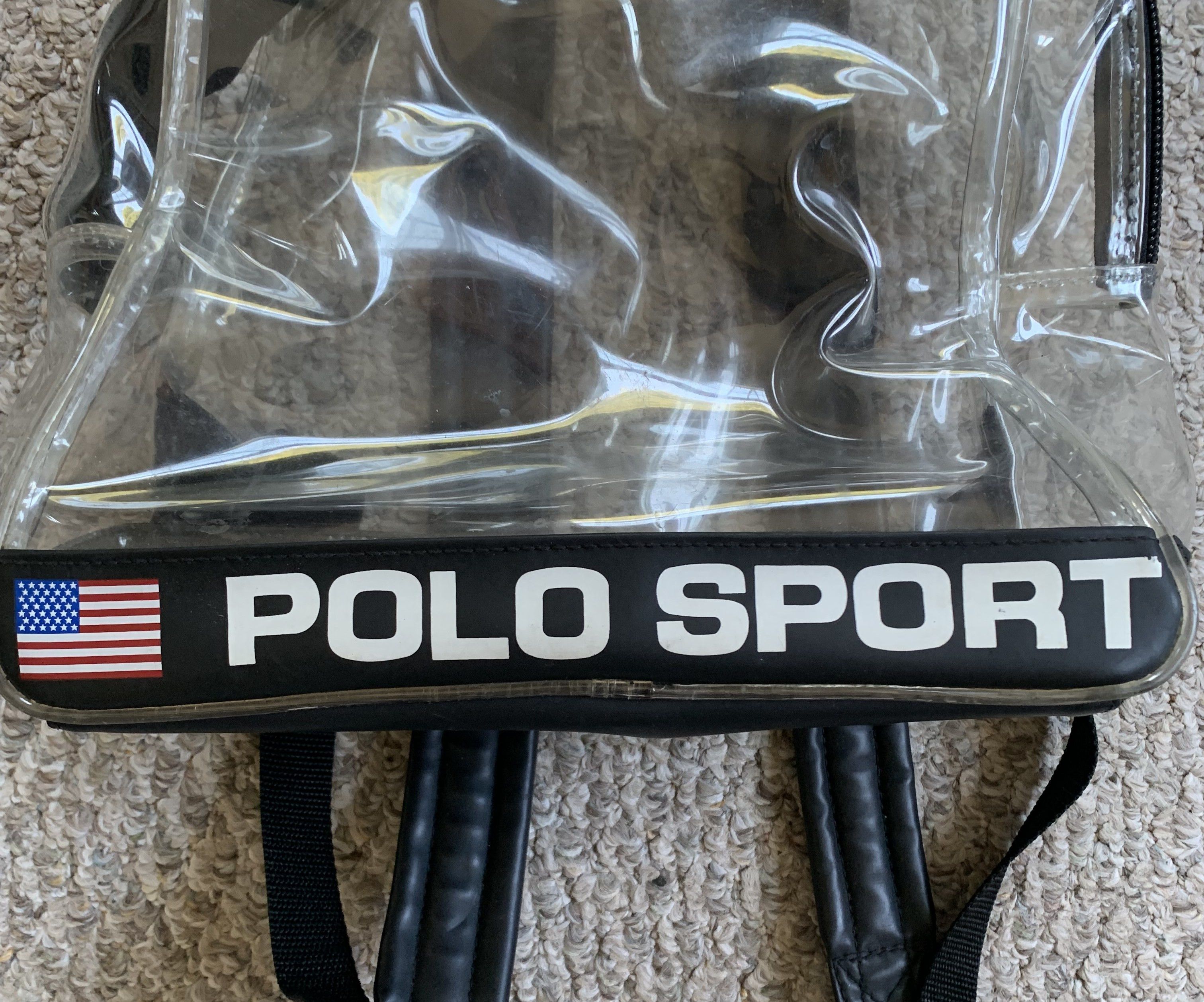 Polo Ralph Lauren Vintage 90s Ralph Lauren Polo Sport Clear Logo Backpack Size ONE SIZE - 2 Thumbnail