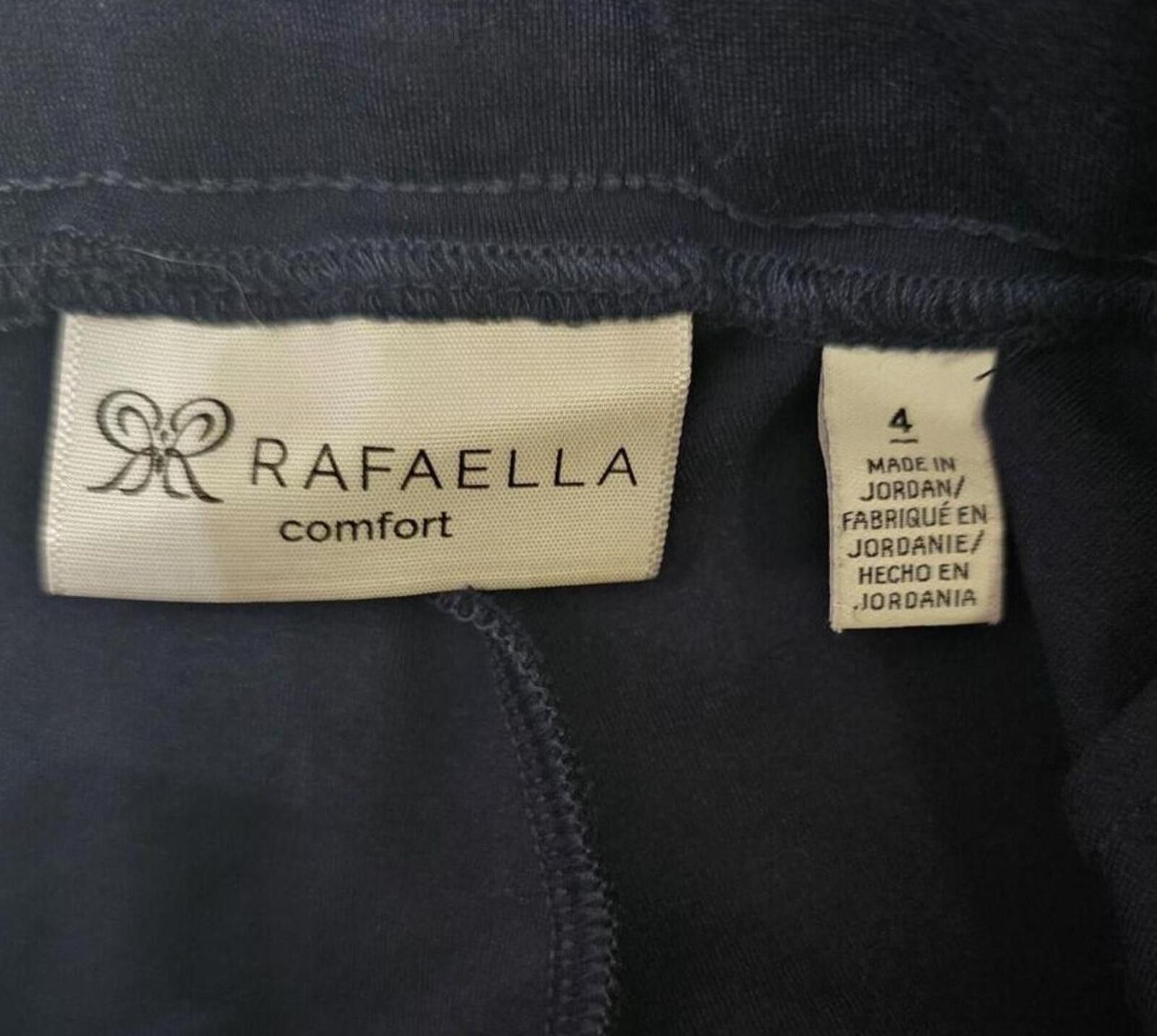 Other Rafaella Comfort Navy Blue Straight Leg Dress Pants Size 4 Size 27" / US 4 / IT 40 - 4 Thumbnail