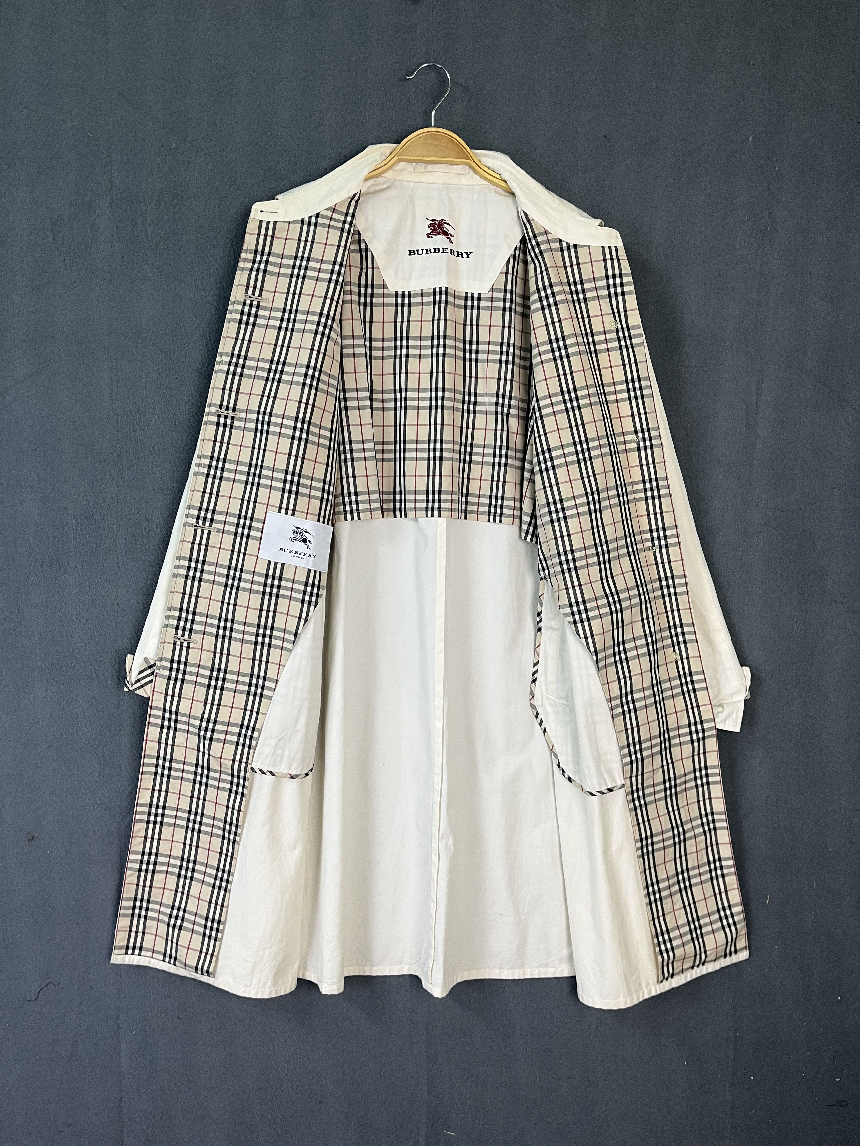 Burberry Vintage Burberry Long Coat Nova Check Size US M / EU 48-50 / 2 - 8 Thumbnail
