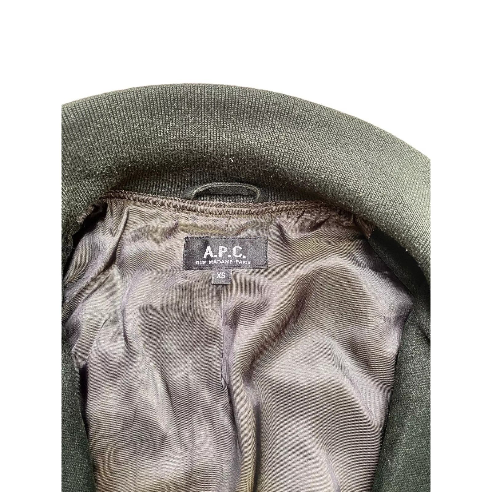A.P.C. Women Forest Green Jacket Size XS / US 0-2 / IT 36-38 - 4 Thumbnail