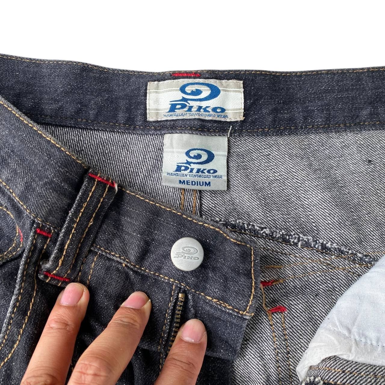 Japanese Brand BINDING OFFER🔥BAGGY Y2K PIKO LOOSE W29X30.5" JNCO STYLE Size US 29 - 8 Thumbnail