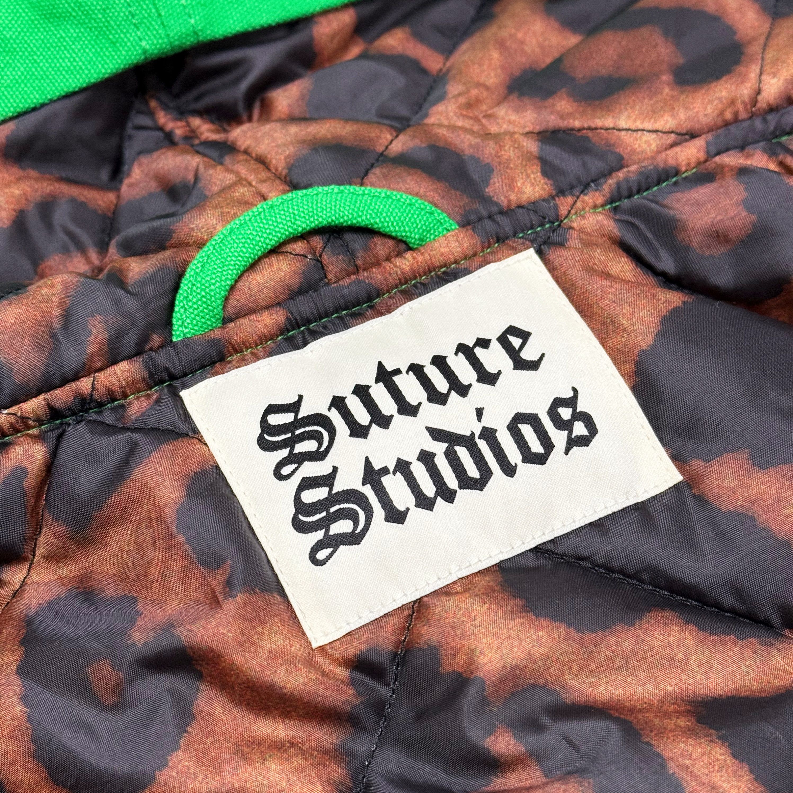 Carhartt Suture Studios 16oz. Canvas Hooded Work Jacket Green Leopard Size US S / EU 44-46 / 1 - 4 Thumbnail