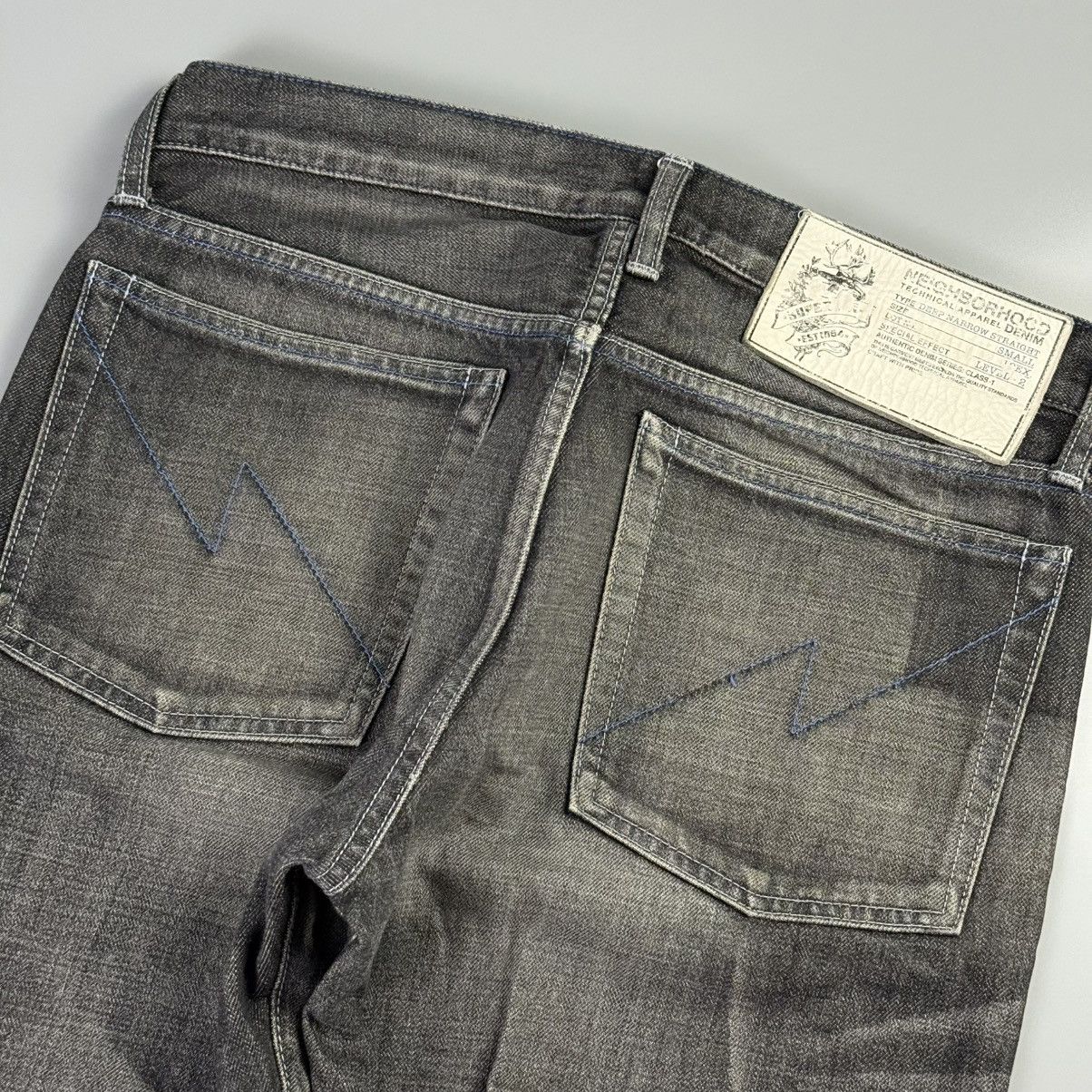 Neighborhood Neighborhood Washed.dp Narrow Straight Selvedge Denim Pants Size US 32 / EU 48 - 9 Thumbnail