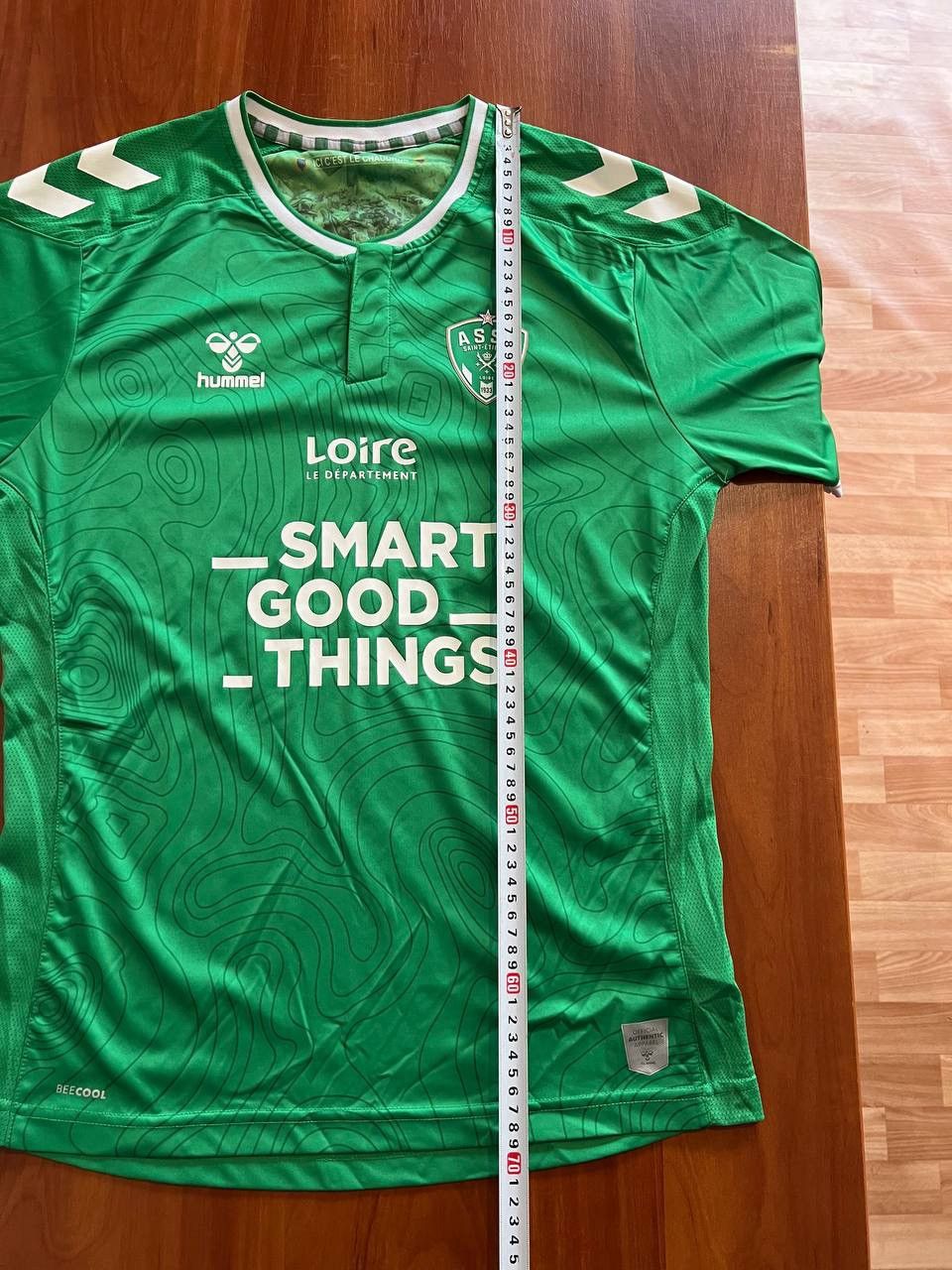 Hummel 2023/24 SAINT-ETIENNE LOIRE HOME SOCCER JERSEY FOOTBALL SHIR Size US S / EU 44-46 / 1 - 12 Thumbnail