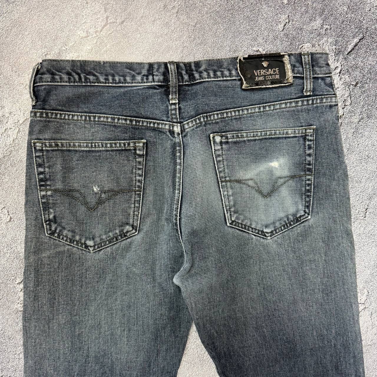Versace Jeans Couture Vintage Versace Couture Grey Denim Jeans Size US 32 / EU 48 - 14 Thumbnail
