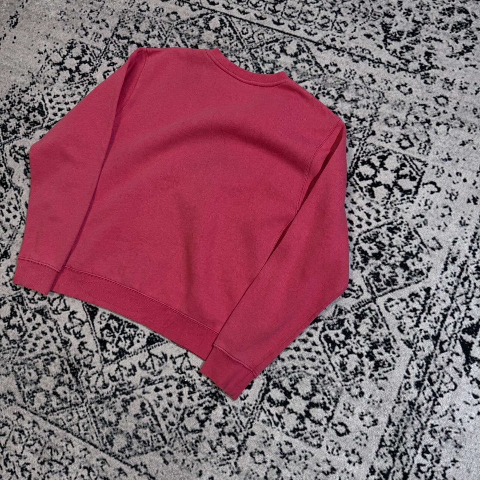 Nike × Vintage Vintage Nike Unisex Pink Cotton Sweatshirt Size M Size US M / EU 48-50 / 2 - 11 Thumbnail