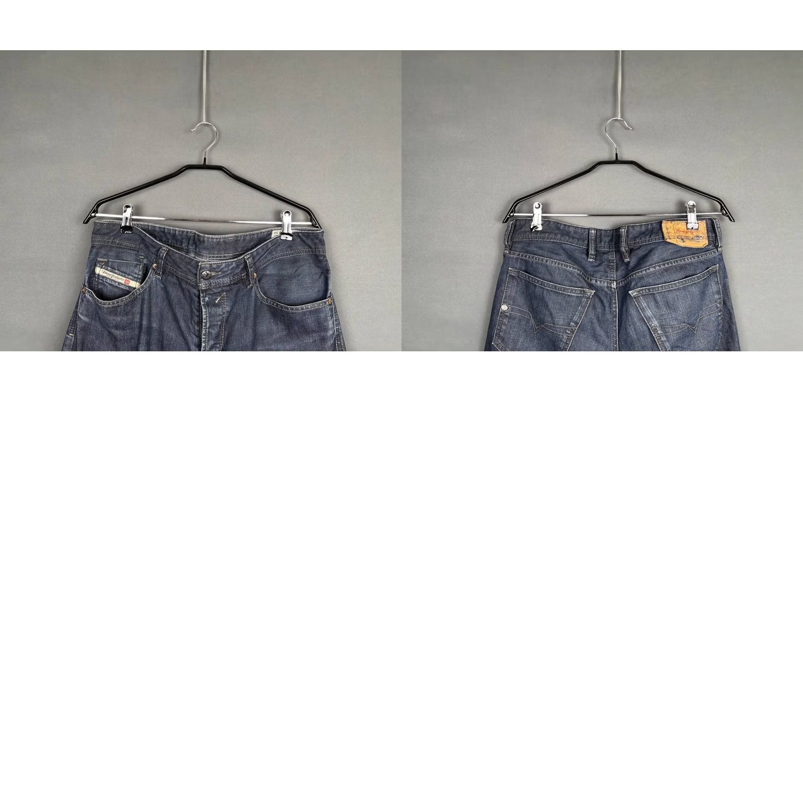 Diesel Diesel Industry Jeans Size 33 Blue Cotton Denim Straight Leg Button Fly Mens Size US 33 - 8 Thumbnail