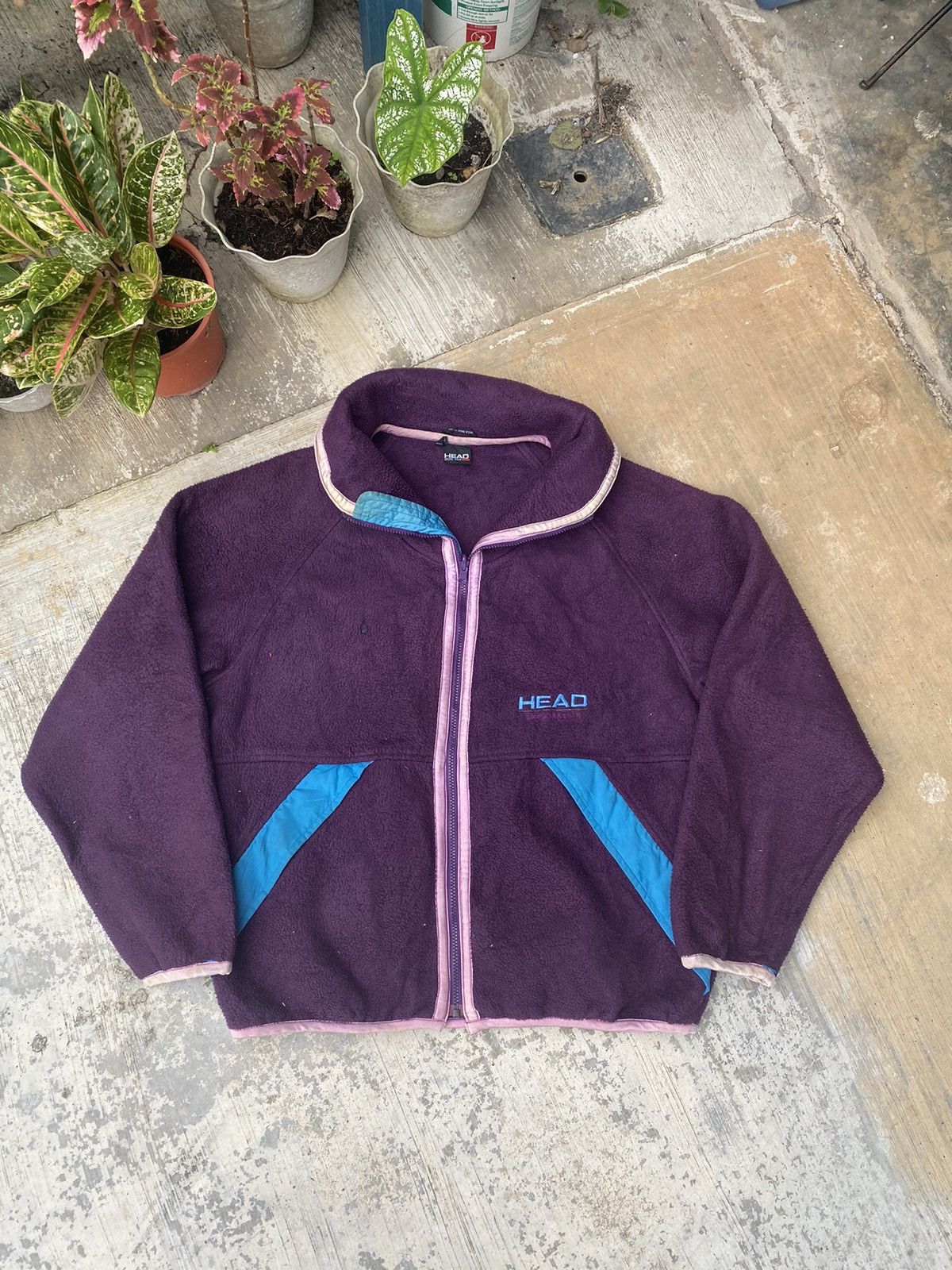 Japanese Brand AW HEAD Sport Wear Fleece Jacket Size US L / EU 52-54 / 3 - 1 Thumbnail