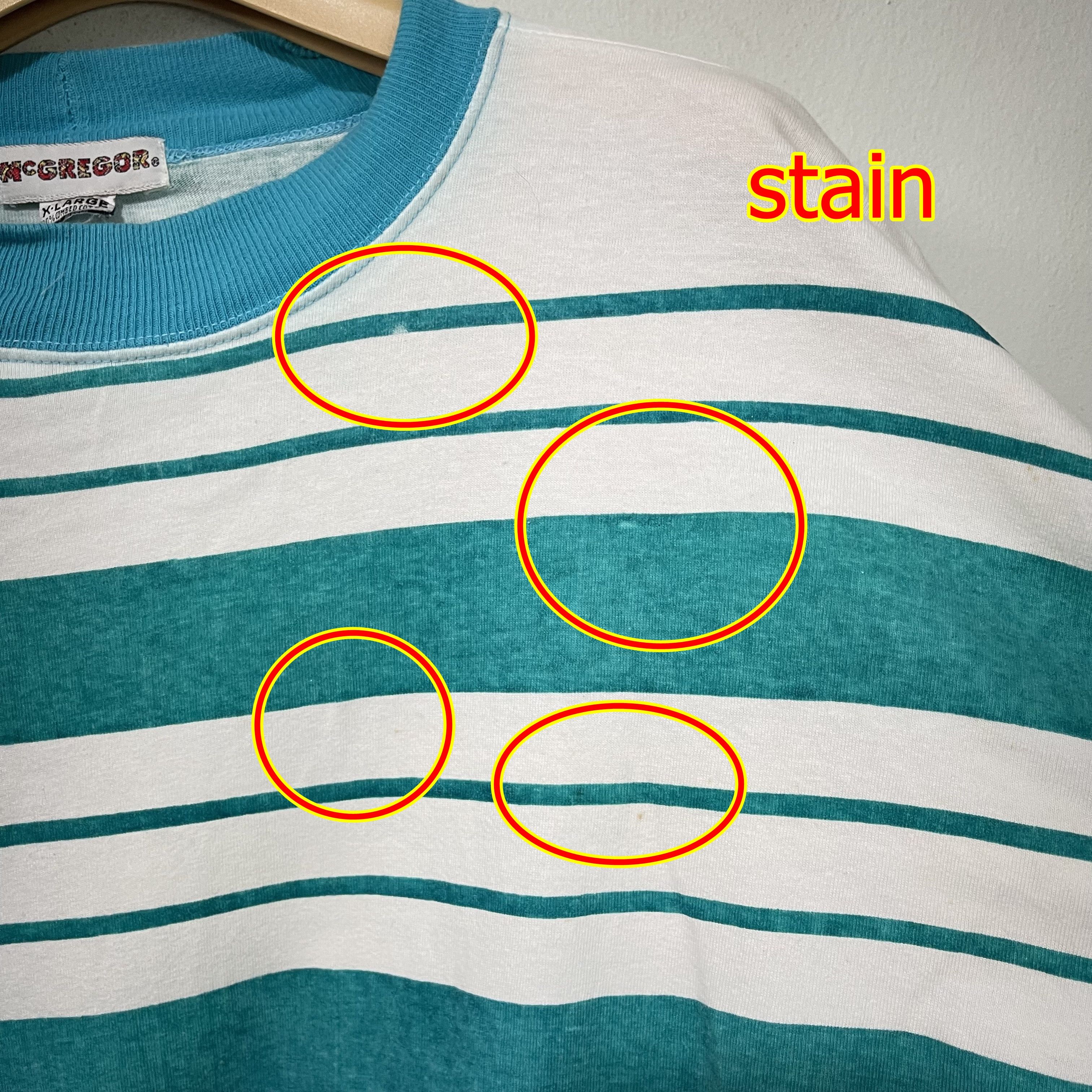 Vintage Vintage 90s Striped T-Shirt Size US XL / EU 56 / 4 - 8 Thumbnail
