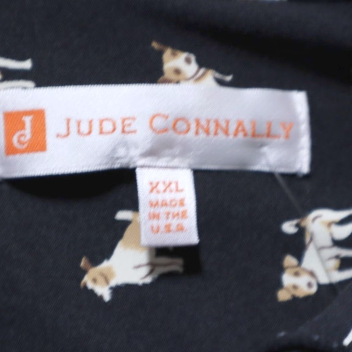 Vintage Jude Connally Jack Russell Terrier Finley Dress Black Women's XXL Shirt Size XXL / US 16-18 / IT 52-54 - 5 Thumbnail