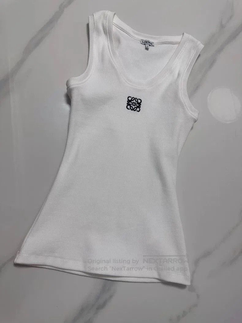 Loewe Loewe Classic Logo Embroidered Tank Top . Size US M / EU 48-50 / 2 - 1 Thumbnail