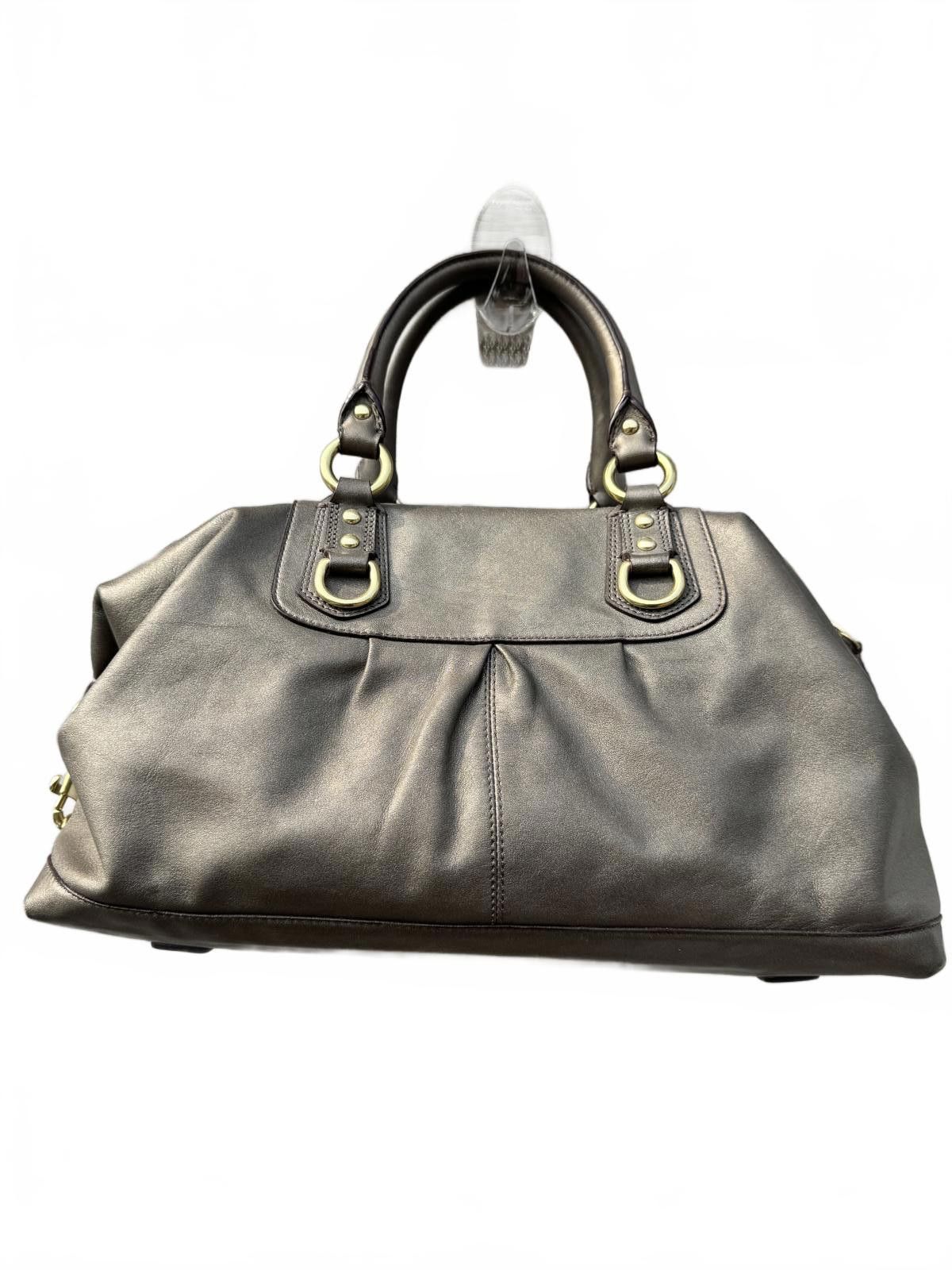 Coach Coach Women's Leather Handbag Metallic Bronze Size ONE SIZE - 4 Thumbnail