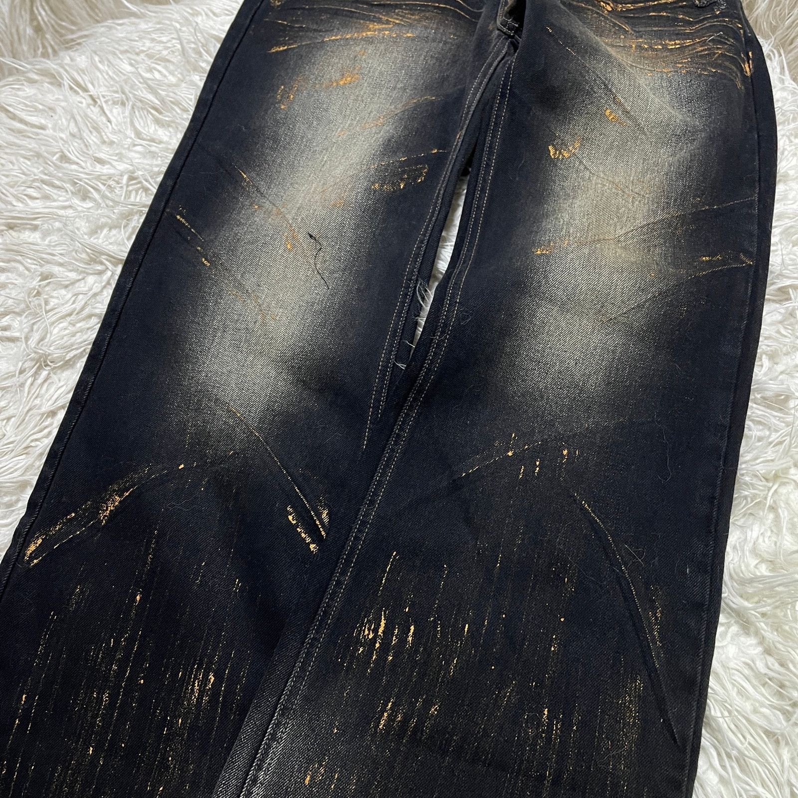 Hysteric Glamour Vintage Japanese Brand Faded Low-rise Bootcut Denim Jeans Size 30" / US 8 / IT 44 - 13 Thumbnail