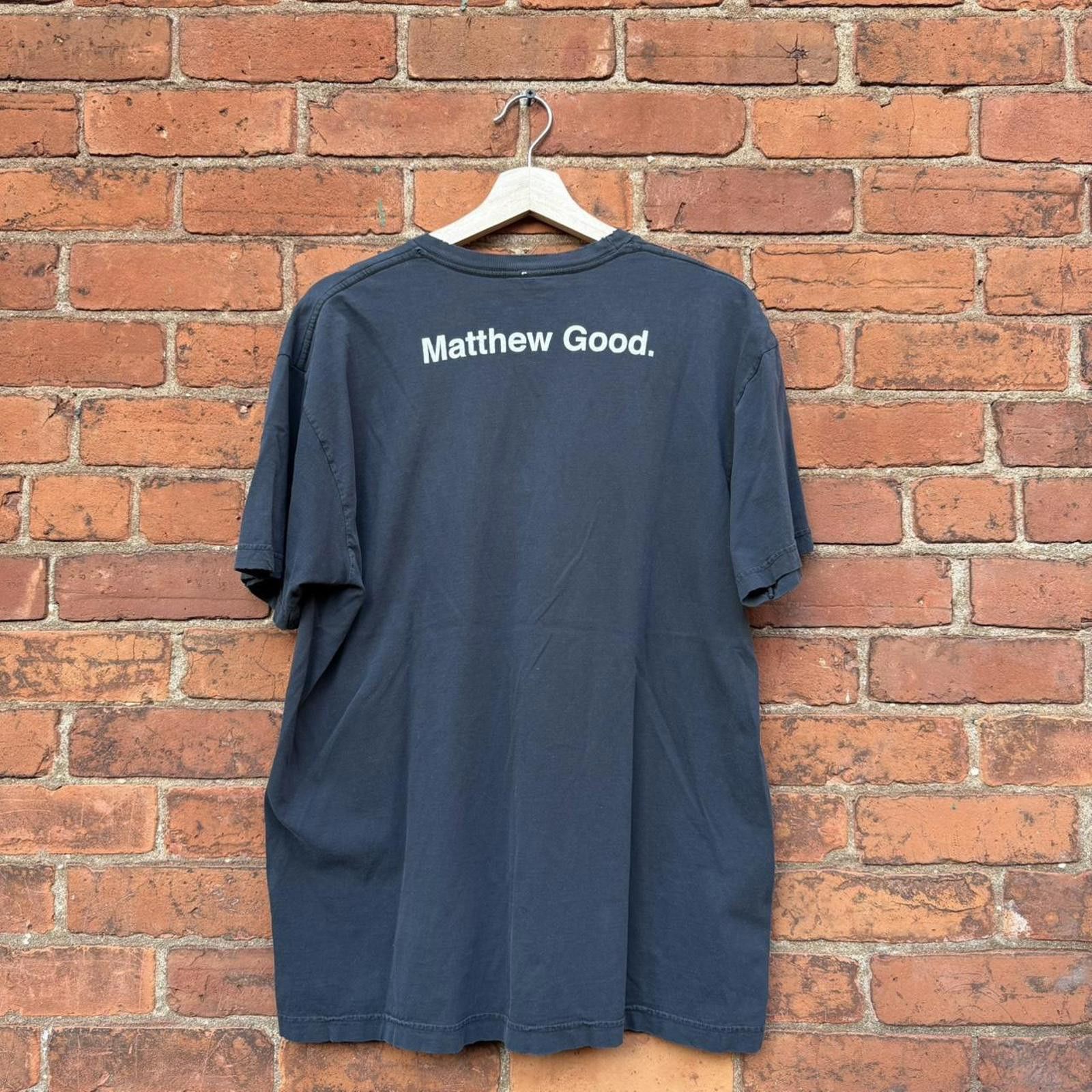 American Apparel Vintage matthew good nothing to hide t shirt 00s XL Size US XL / EU 56 / 4 - 5 Thumbnail