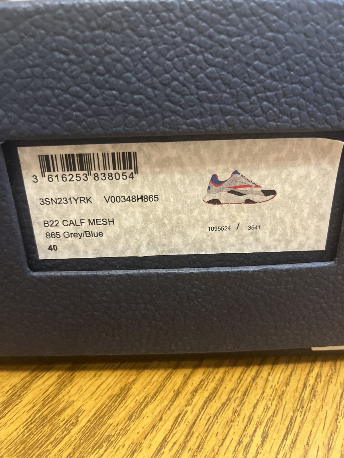 Dior Dior B22 Sneaker (Red/Blue) Size US 7 / EU 40 - 10 Thumbnail